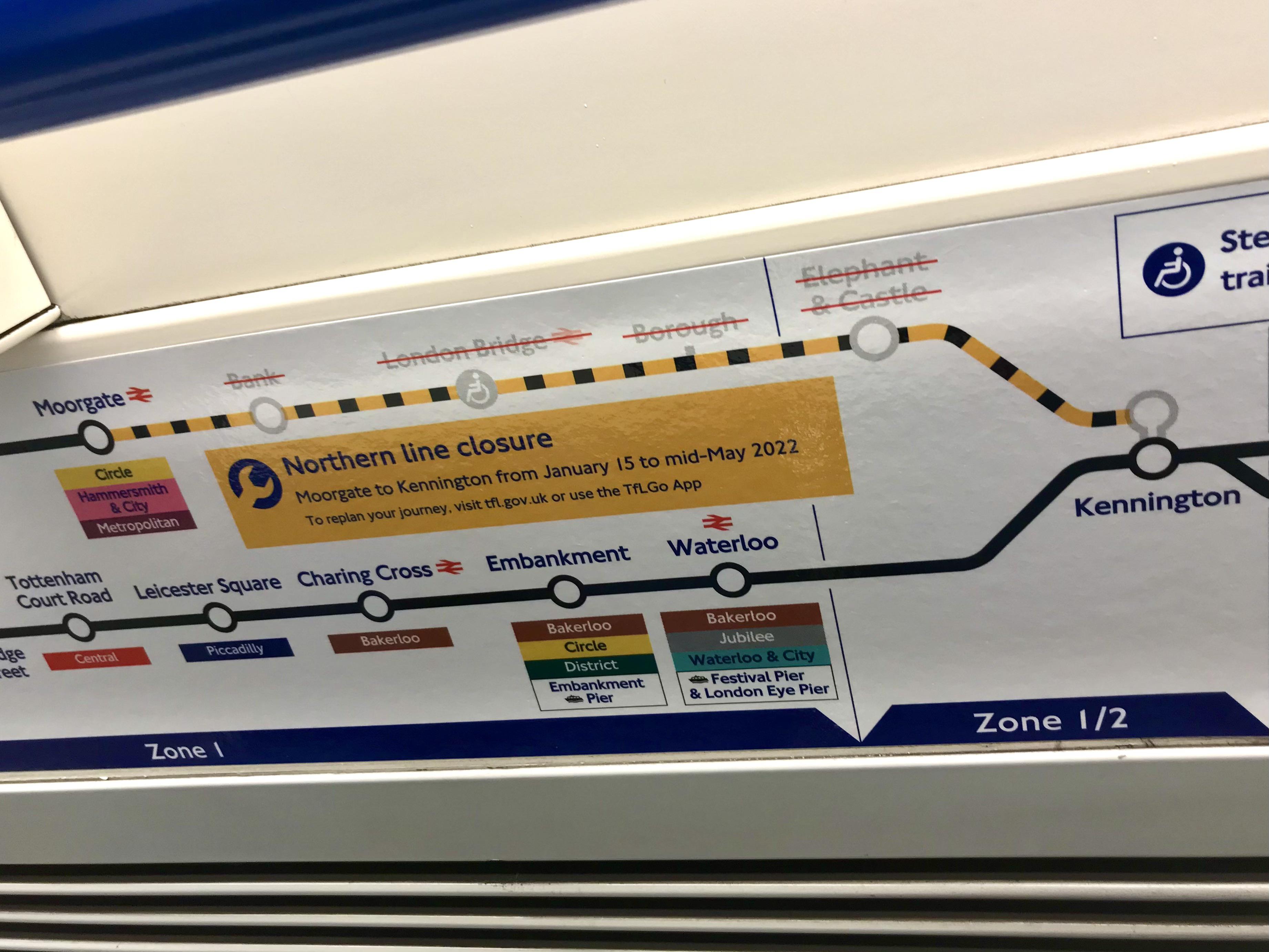 PSA Today is your LAST CHANCE to see the southbound London Underground