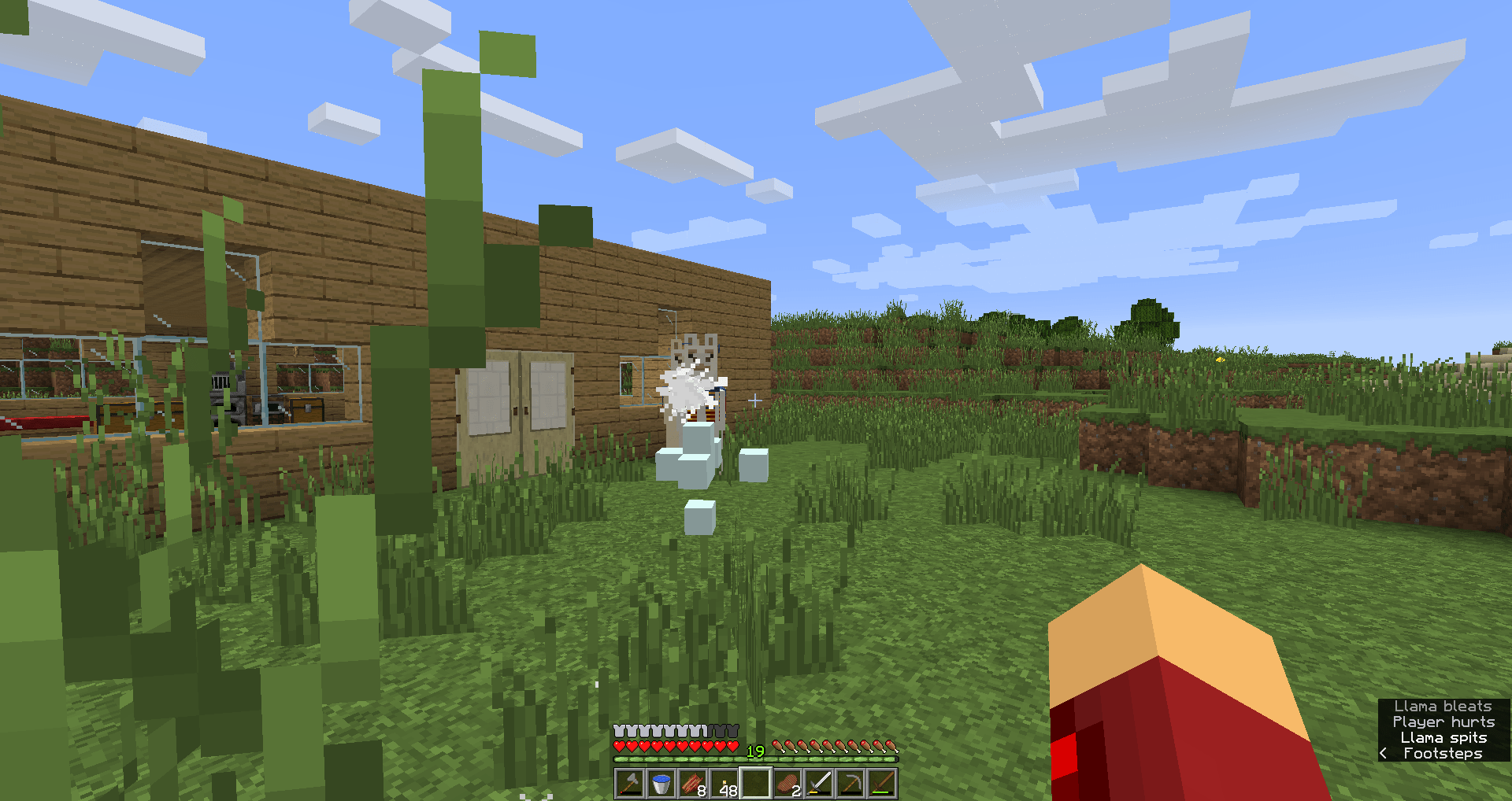 if you ever wondered what llama spit looks like up close, here you go