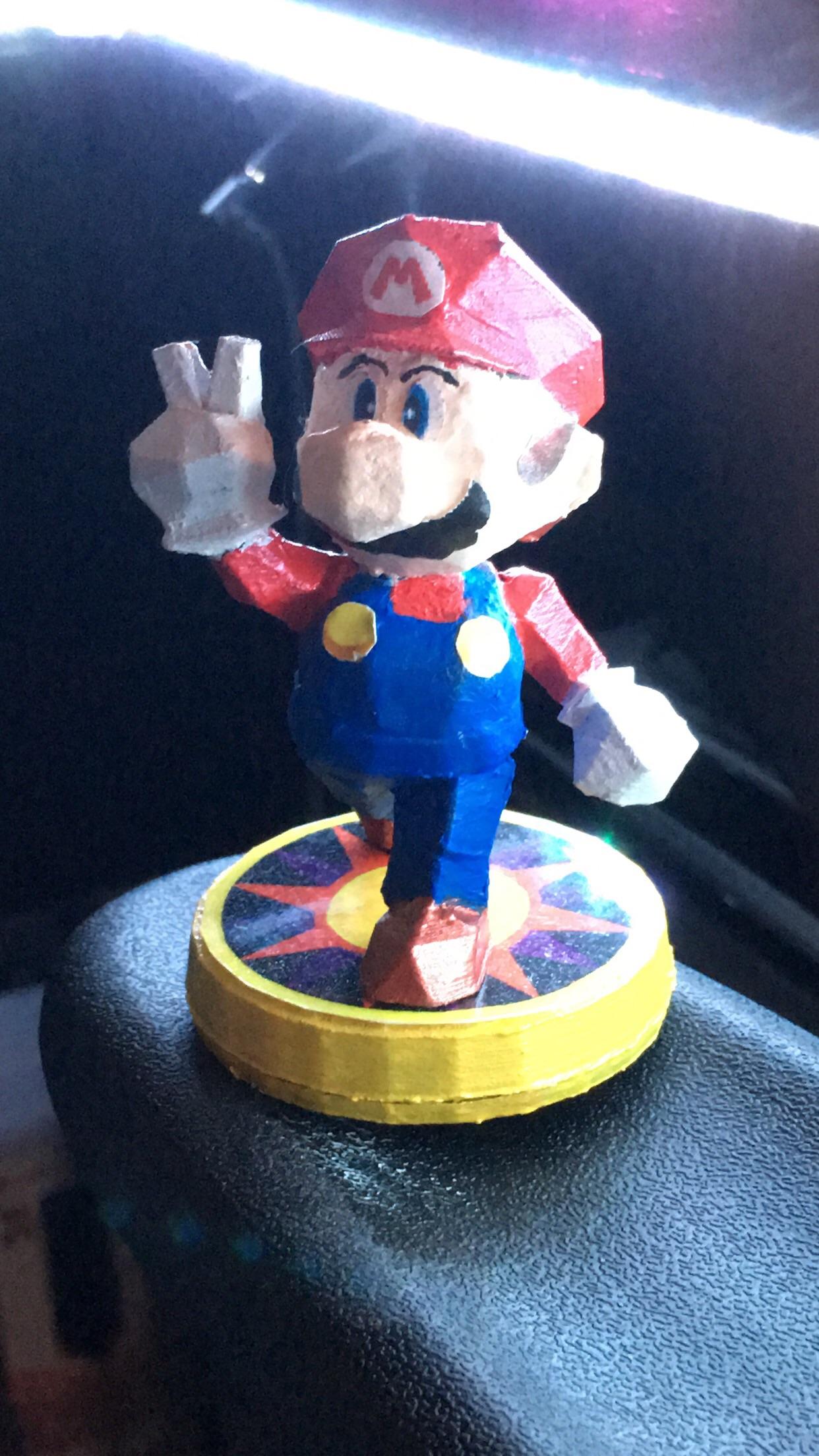 My custom Mario 64 amiibo r/amiibo