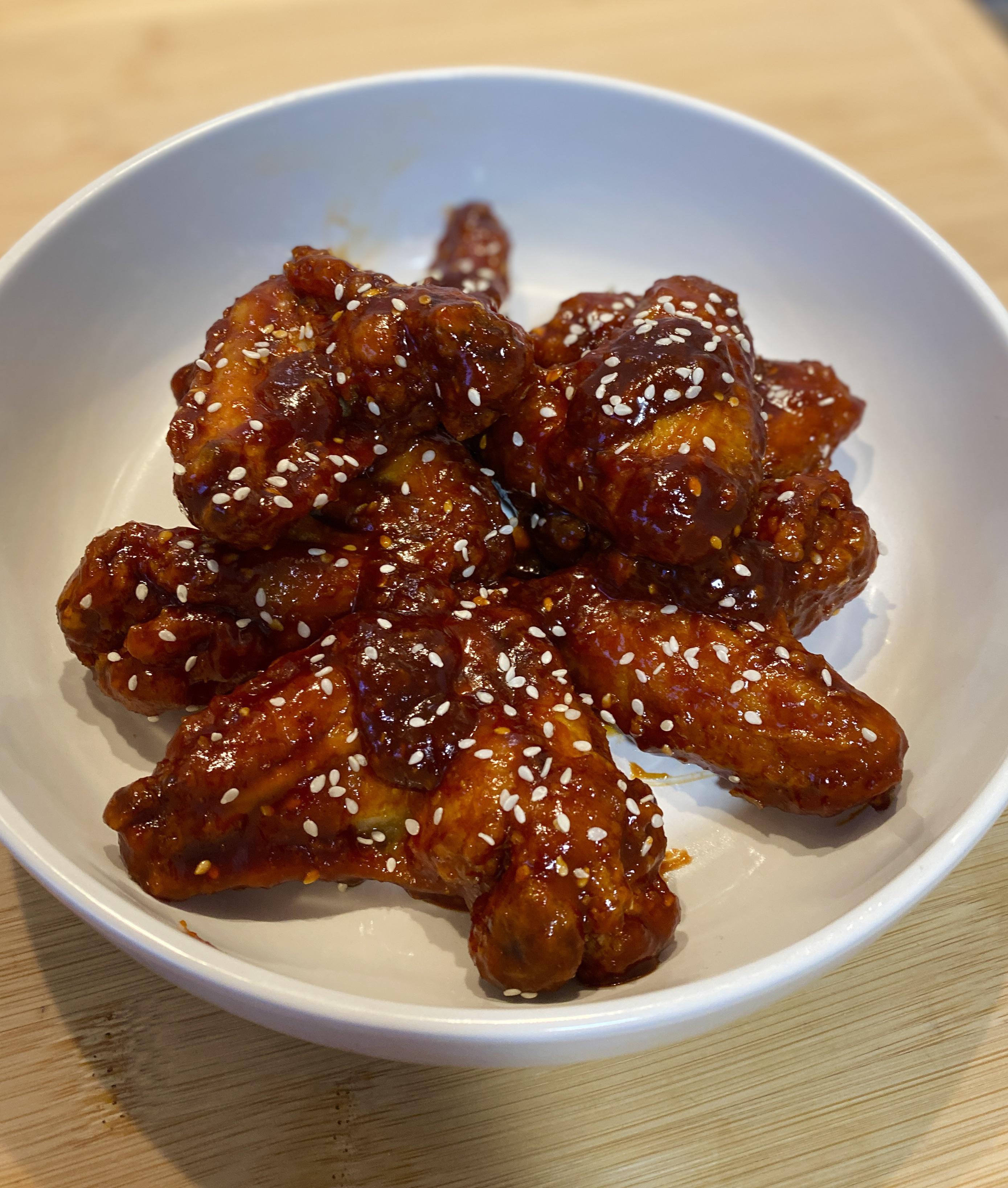 [homemade] Korean Fried Chicken Wings r/food