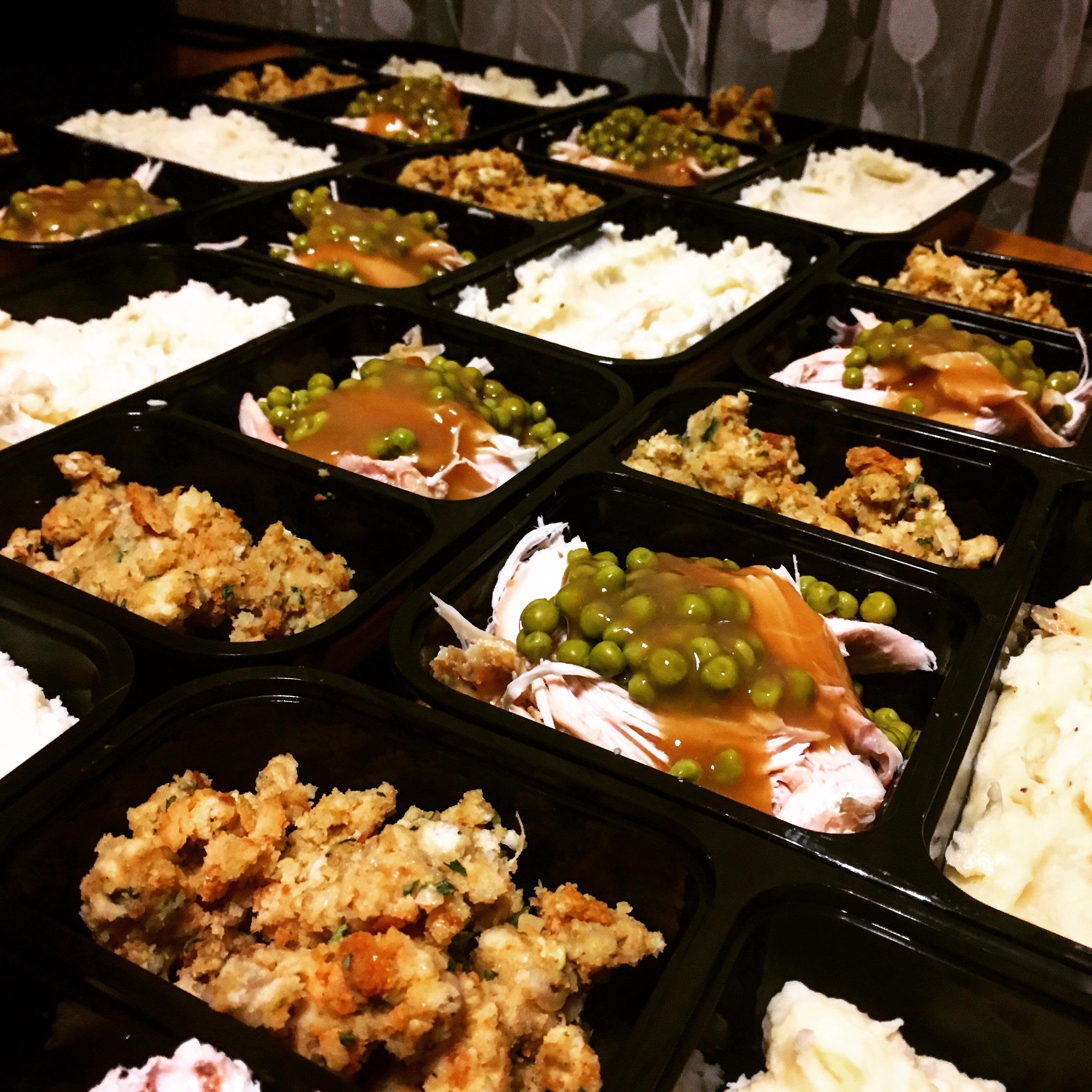 When Christmas dinner turns into meal prep. r/MealPrepSunday