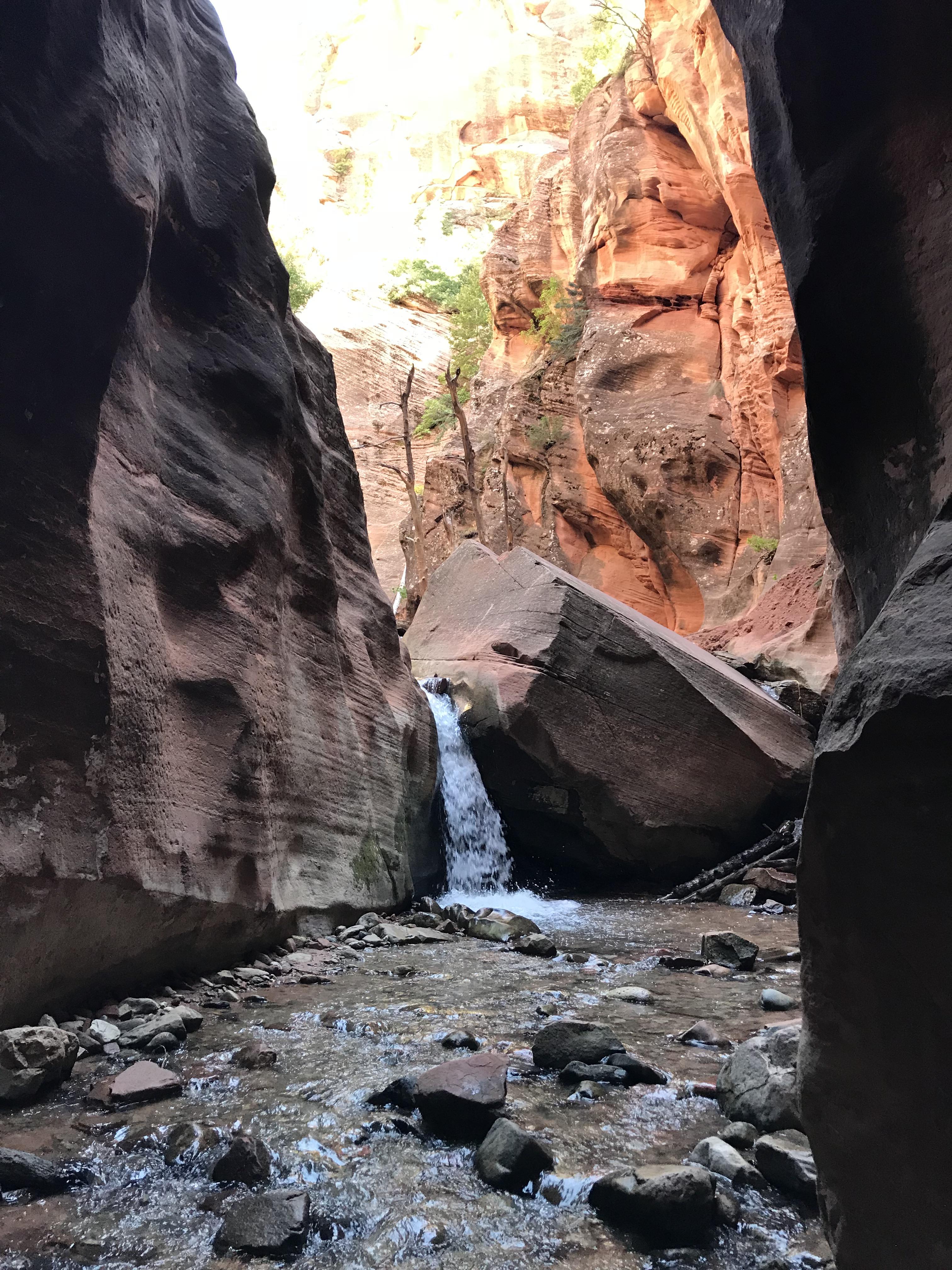 Kanarraville Falls in Cedar City, UT [OC] [3024 x 4032] r/EarthPorn