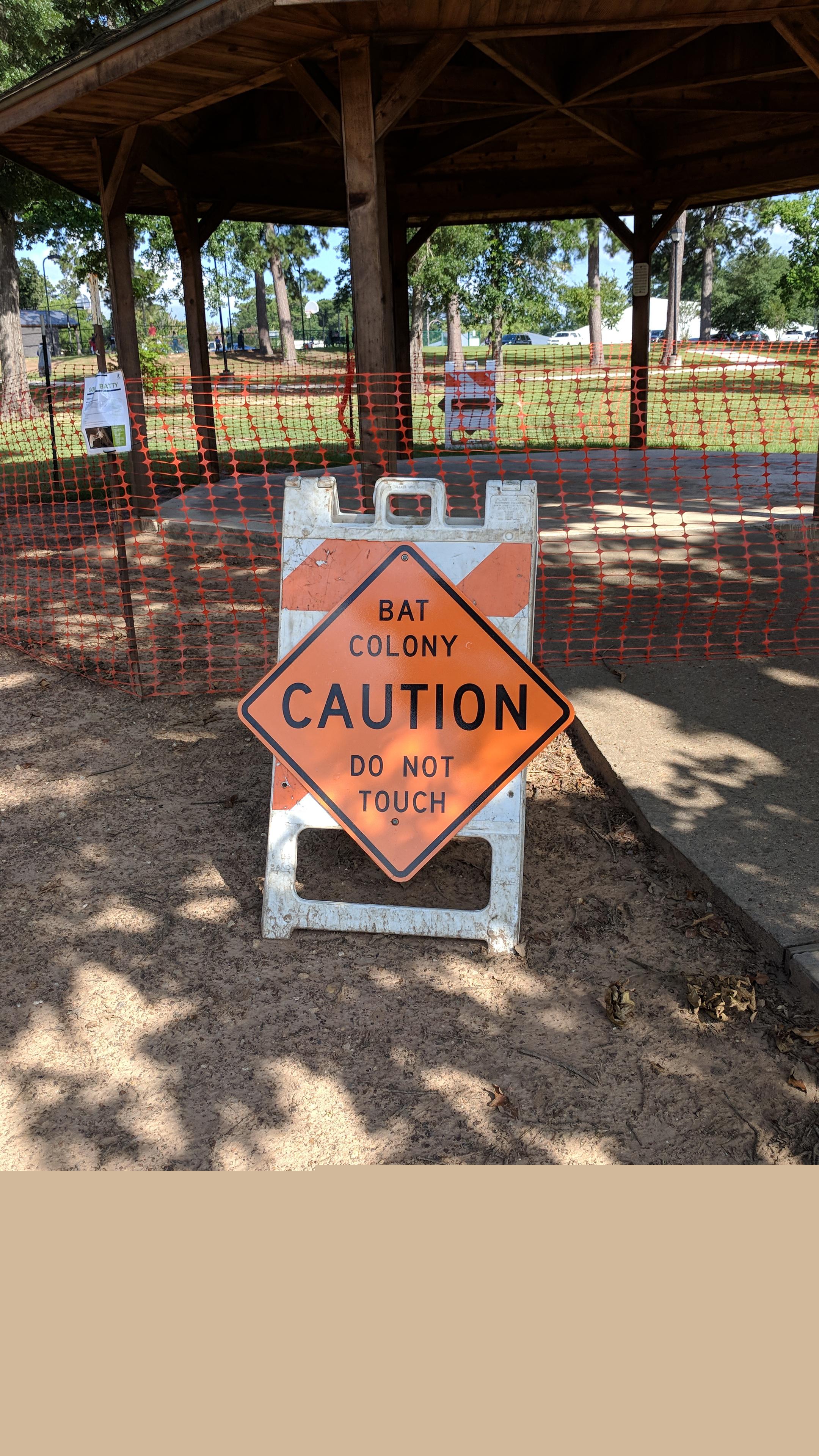 Found at Candy Cane Park, Conroe, TX r/ScarySigns