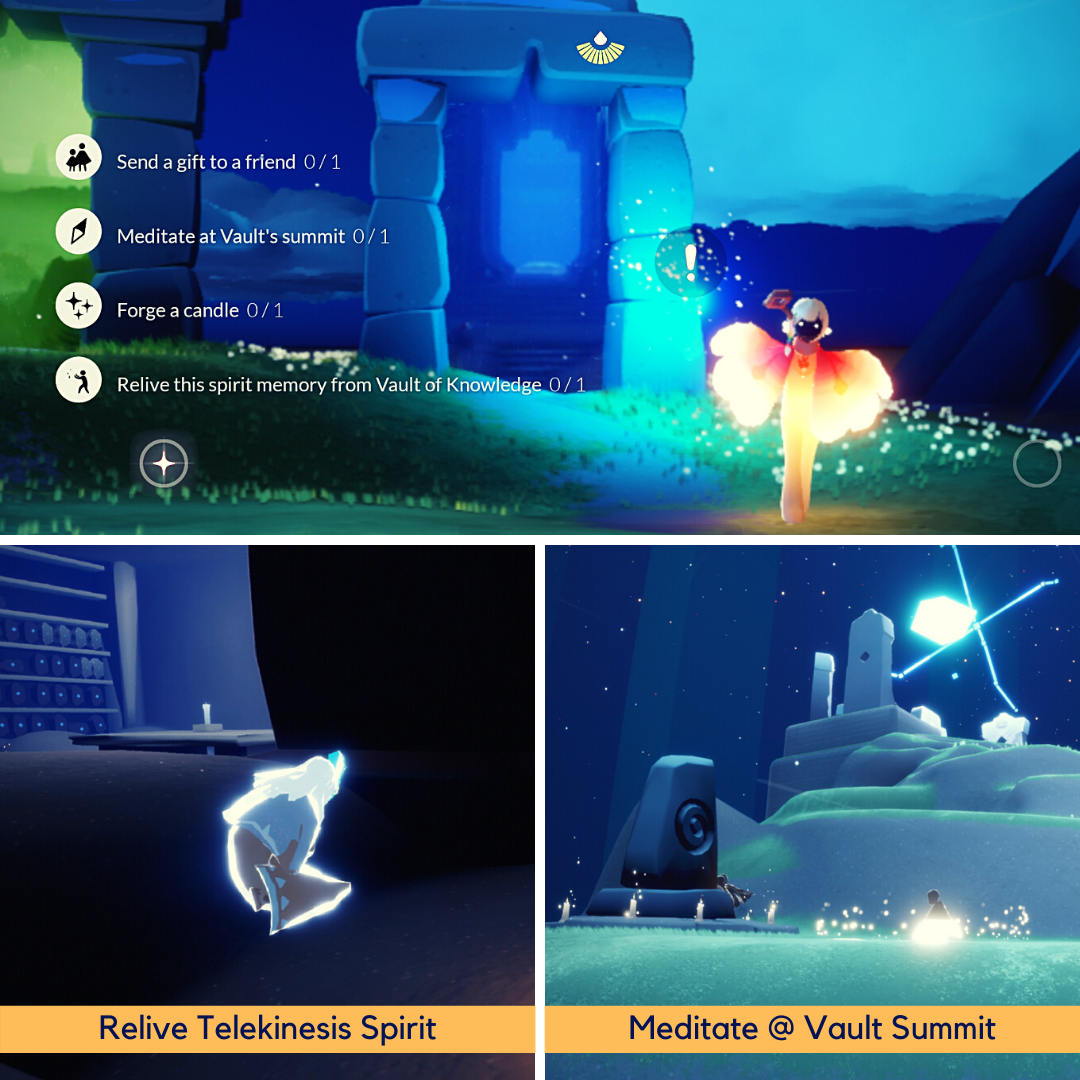 12th July Daily Quests (Vault of Knowledge) 💎 Relive Telekinesis