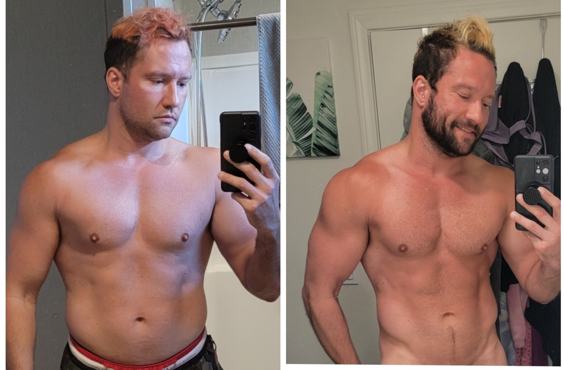 M/36/6'2 [250lbs > 226lbs = 24lbs](exactly 2 months apart) just reached