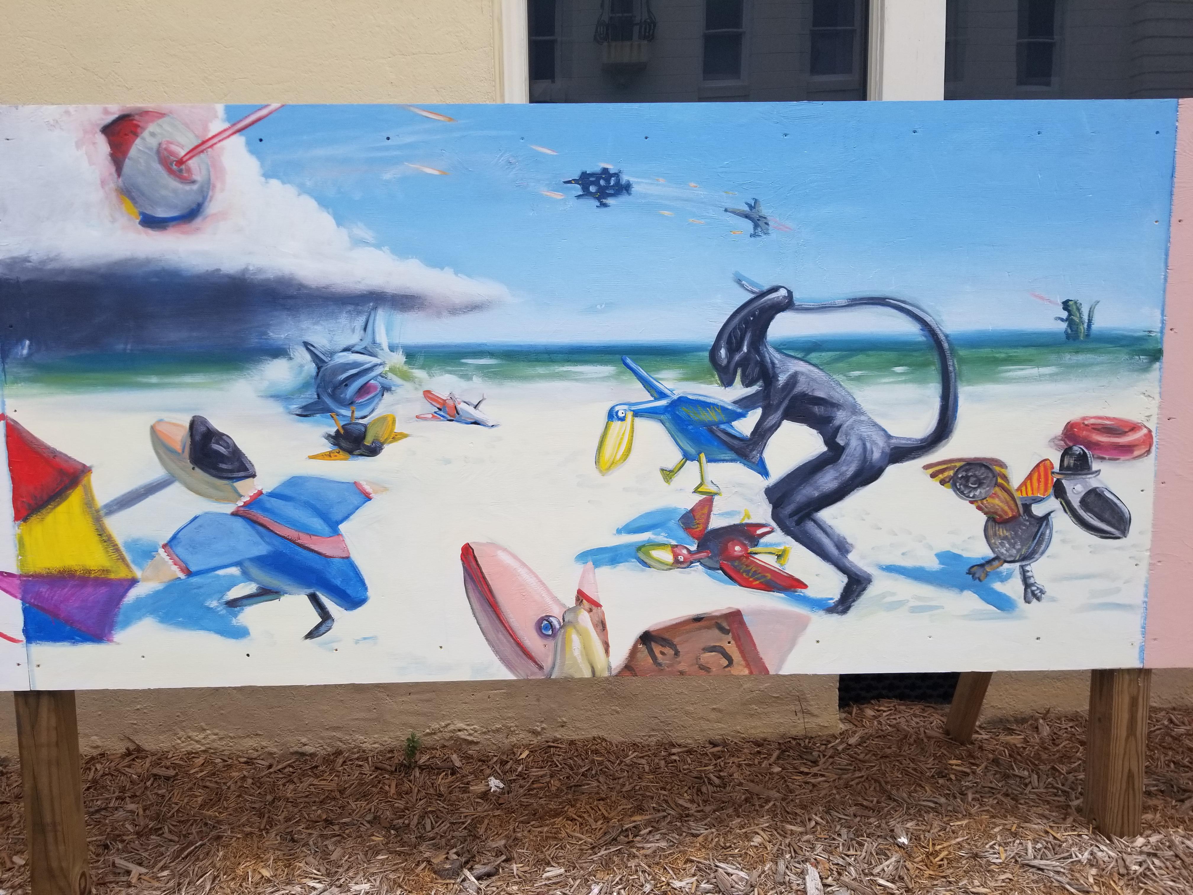 Found this piece outside the Pensacola art museum r/LV426