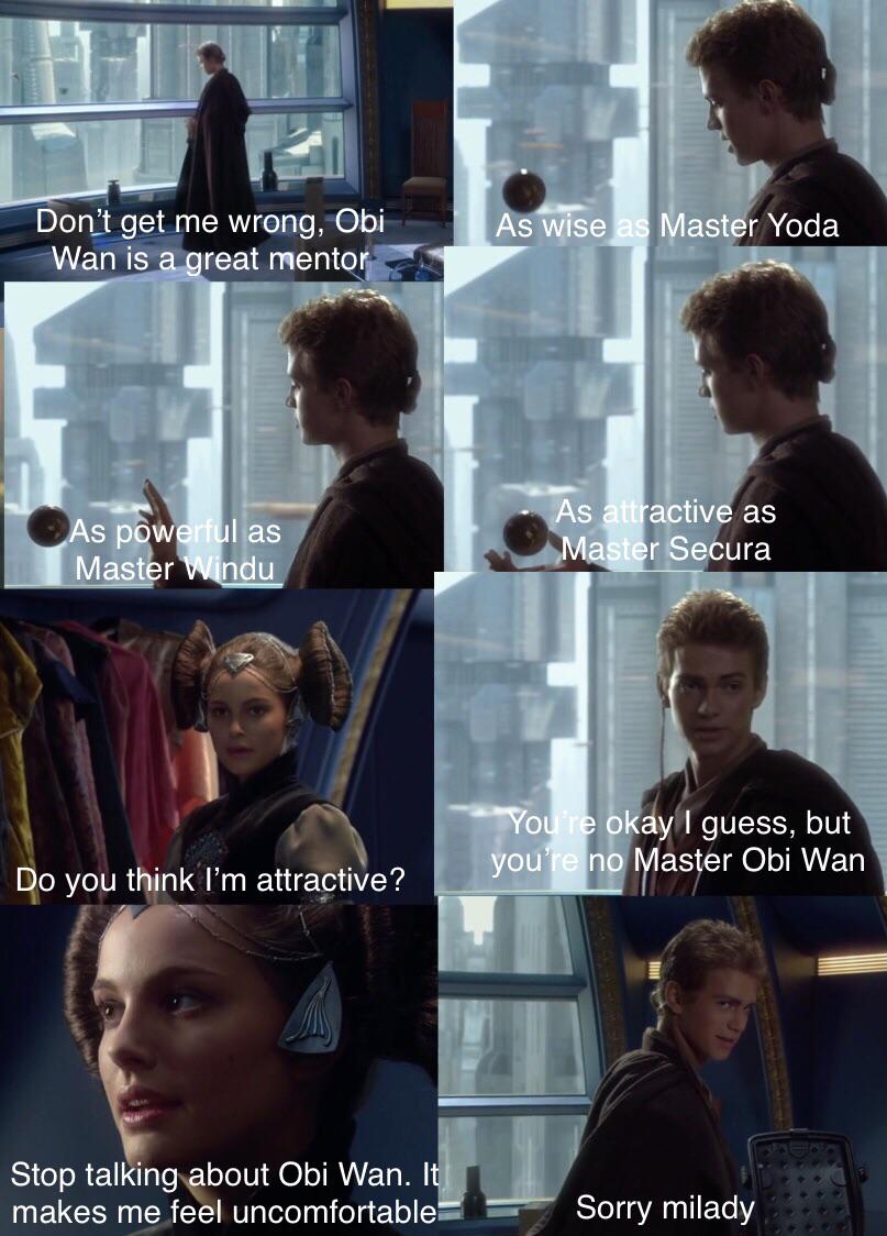 I don’t want to hear anymore about Obi Wan PrequelMemes