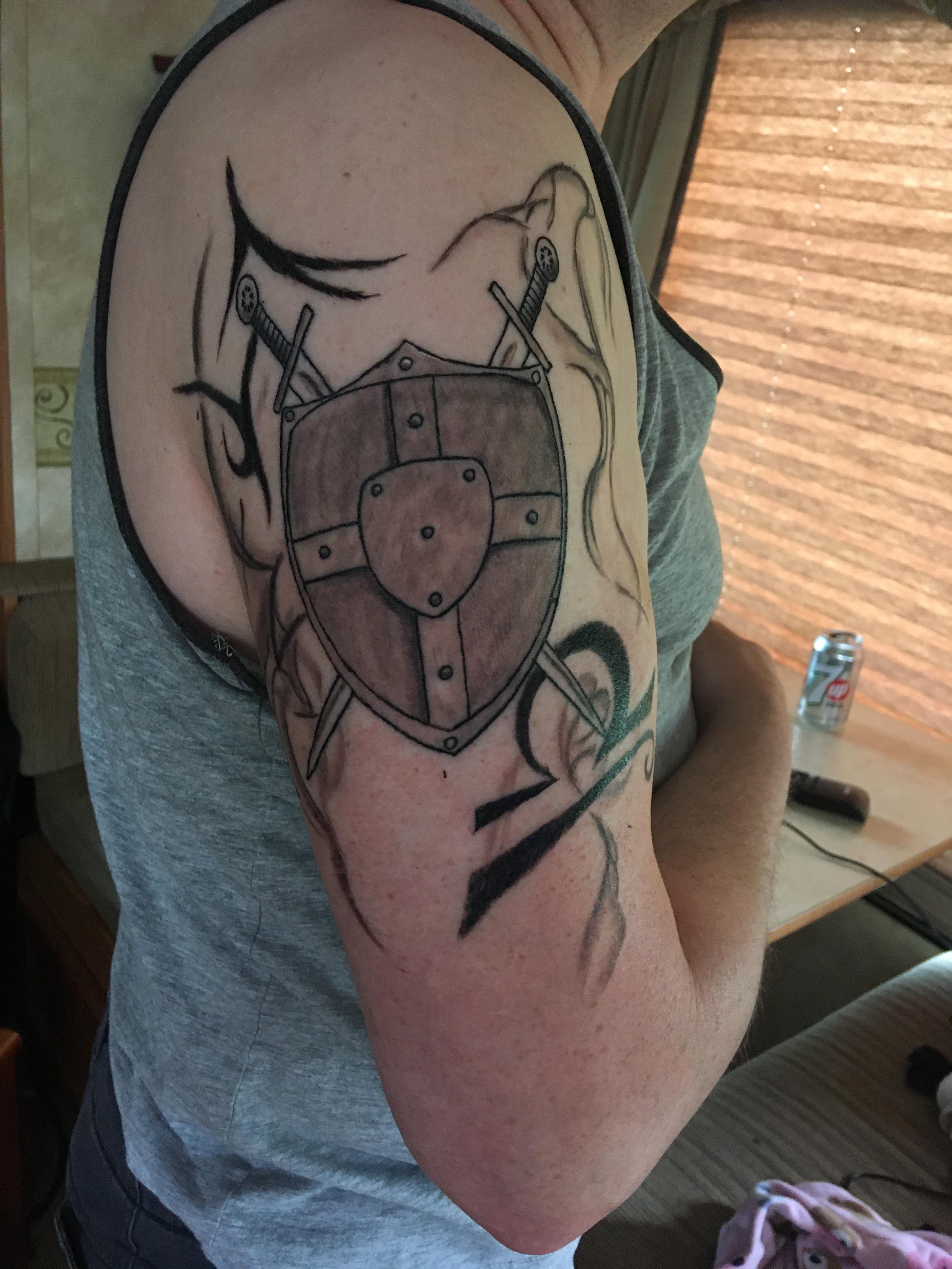 For my girls. Artist is Kyle McKee at inked up Irish tattoos in sussex