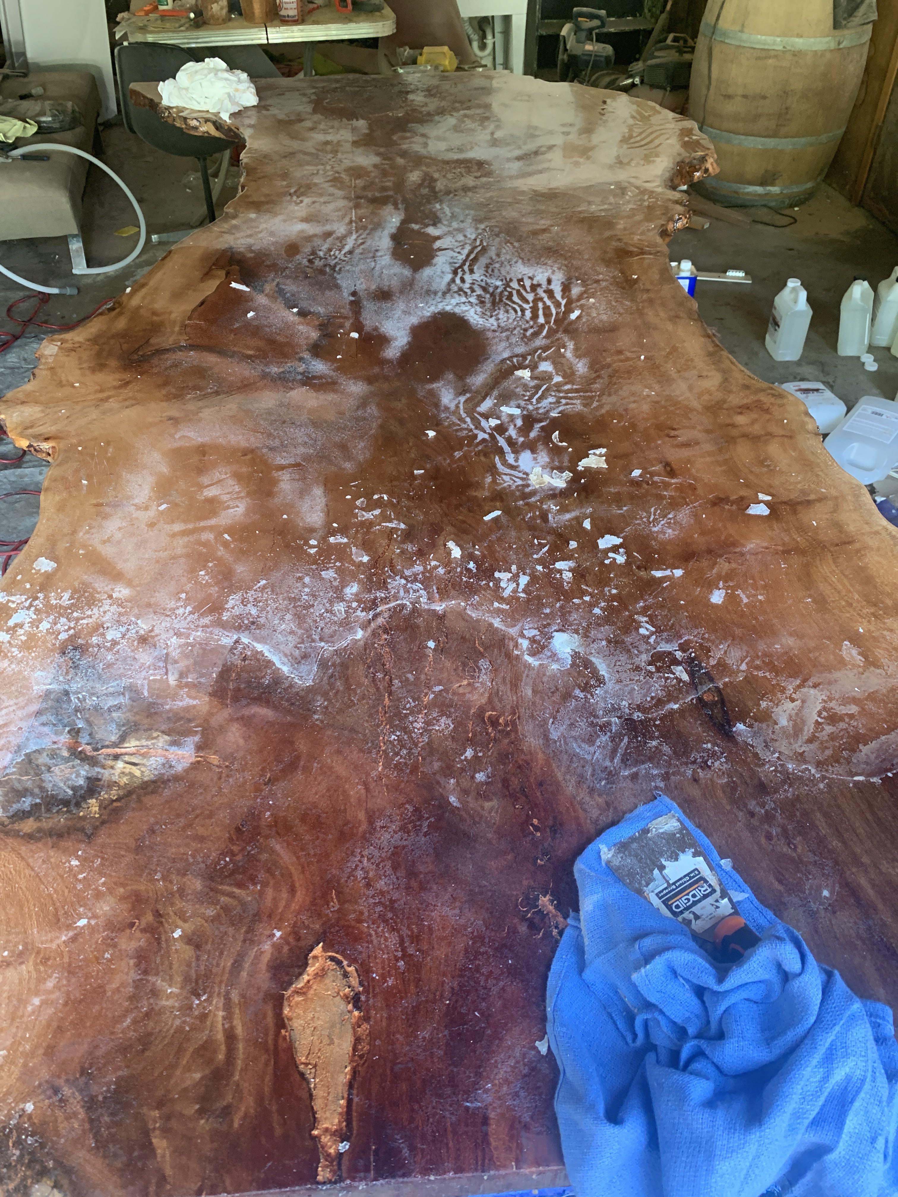 What else can I do? This is terrible. I didn’t mix the epoxy thoroughly