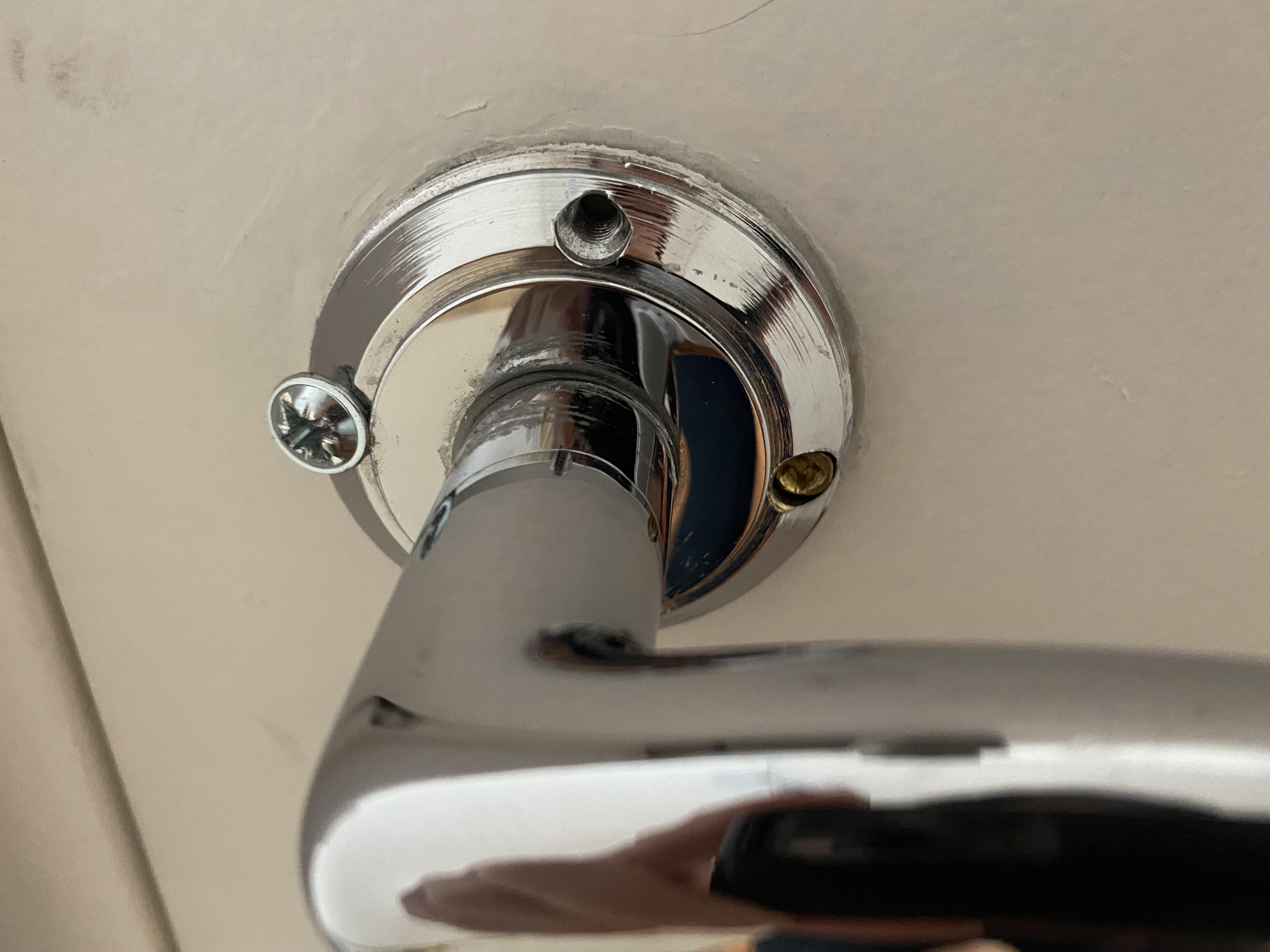 My front door’s handle keeps coming off. Are there lock specific screws I should be using