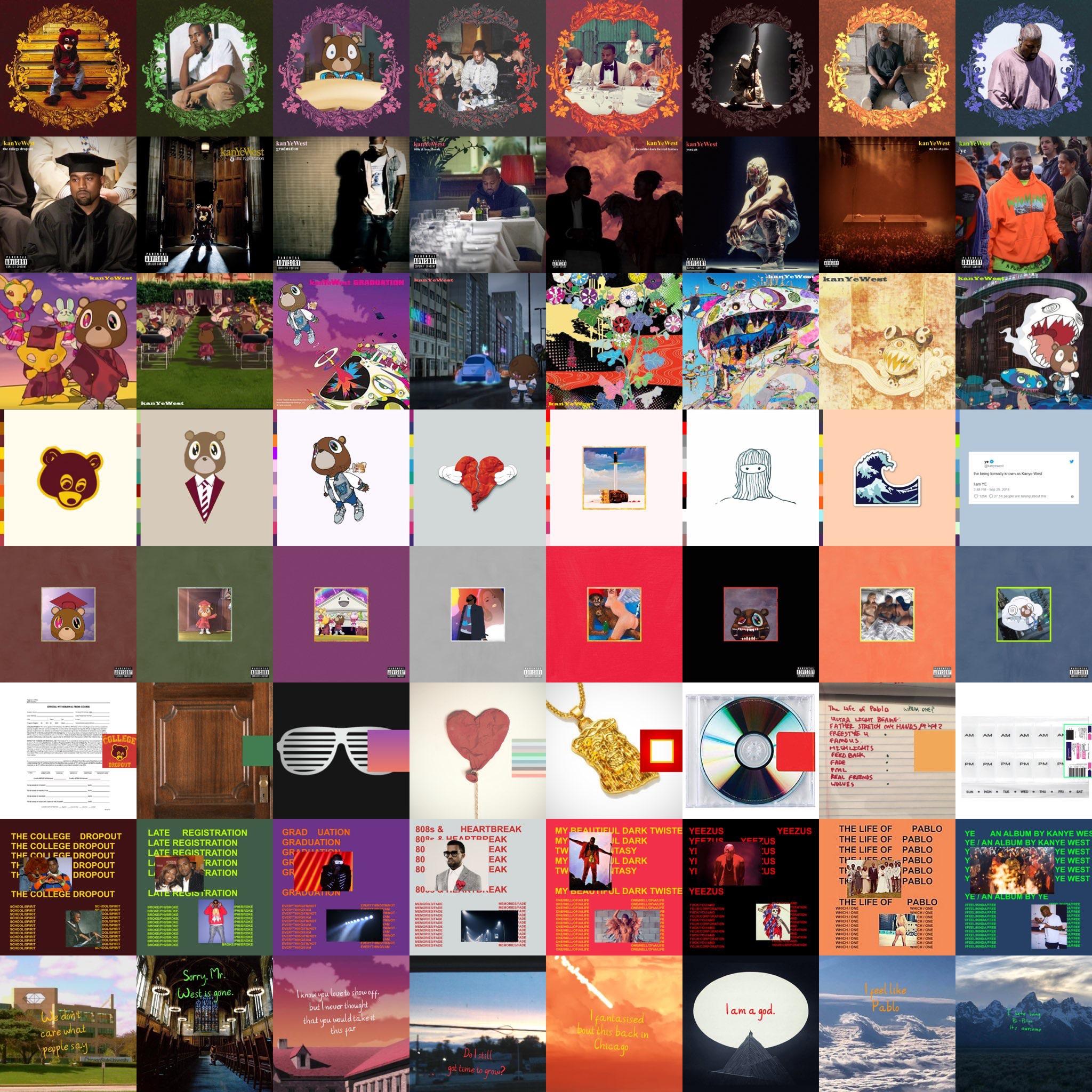 Every album cover in the style of every album cover (rose_milk_ on