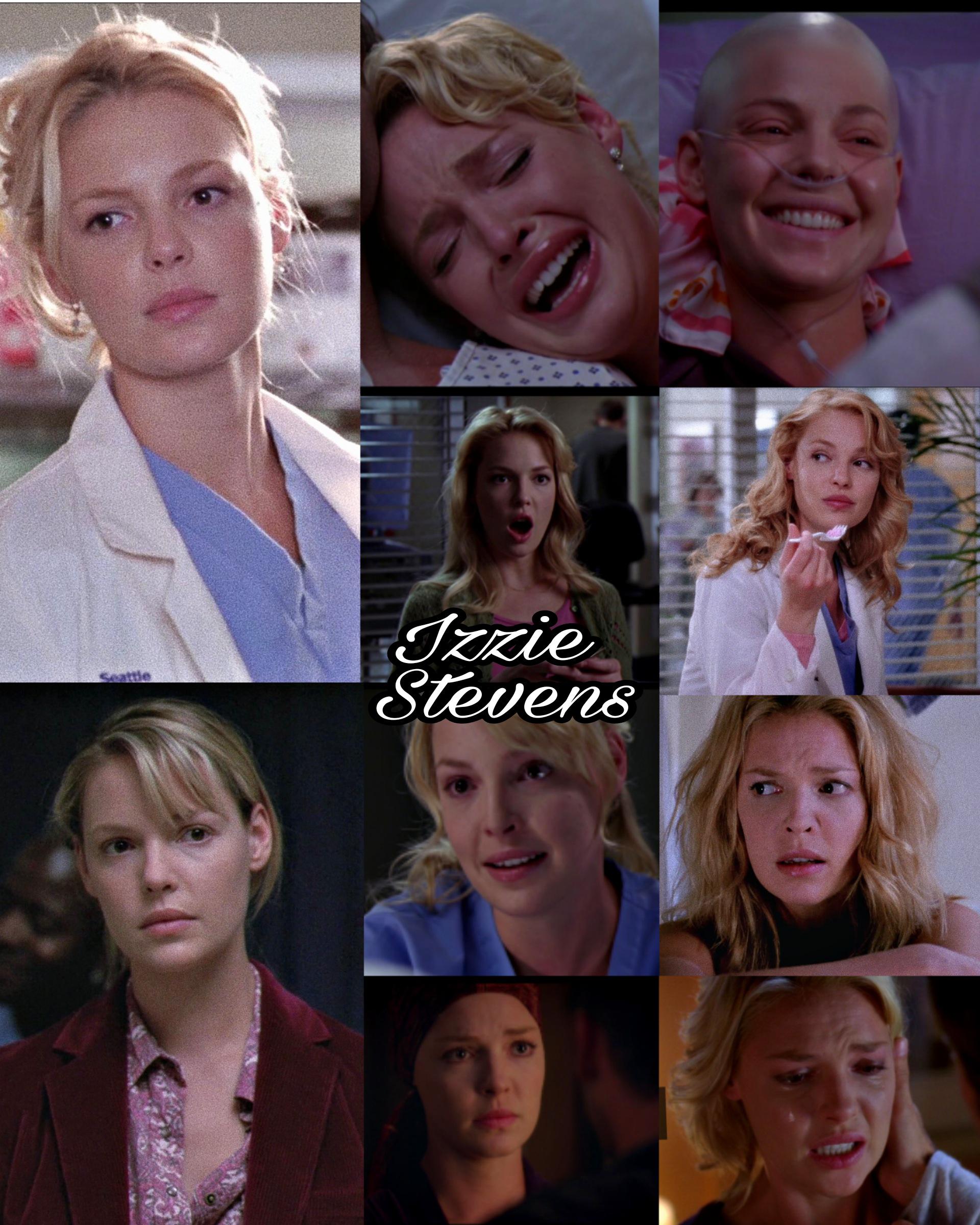 Choose the best Katherine Heigl's scene/acting as Izzie (Best acting