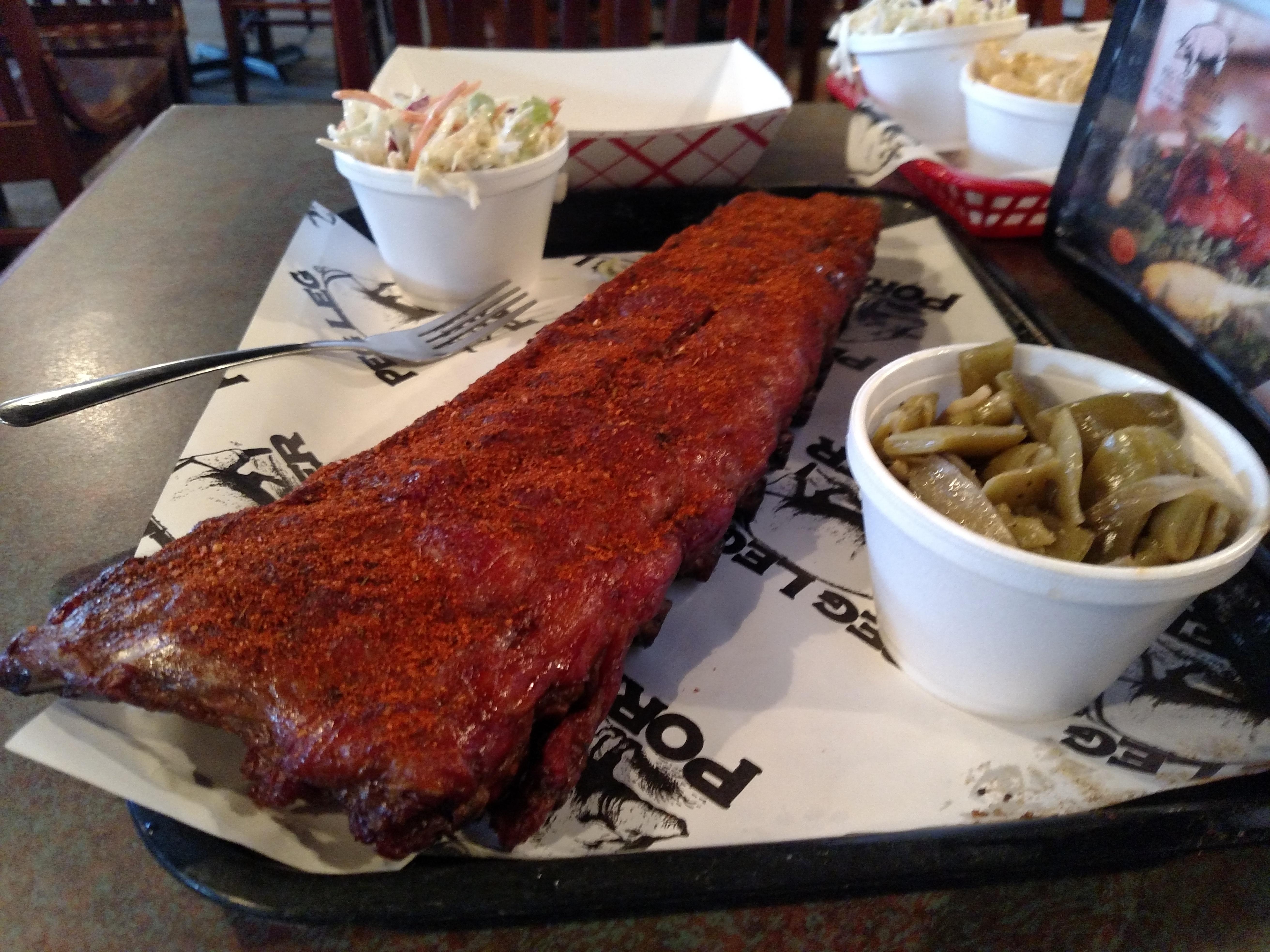 Ribs from Peg Leg Porkers in Nashville, TN r/BBQ