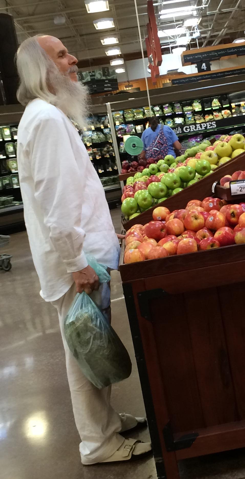 I found God today. He was shopping for vegetables at Kroger. r/Knoxville