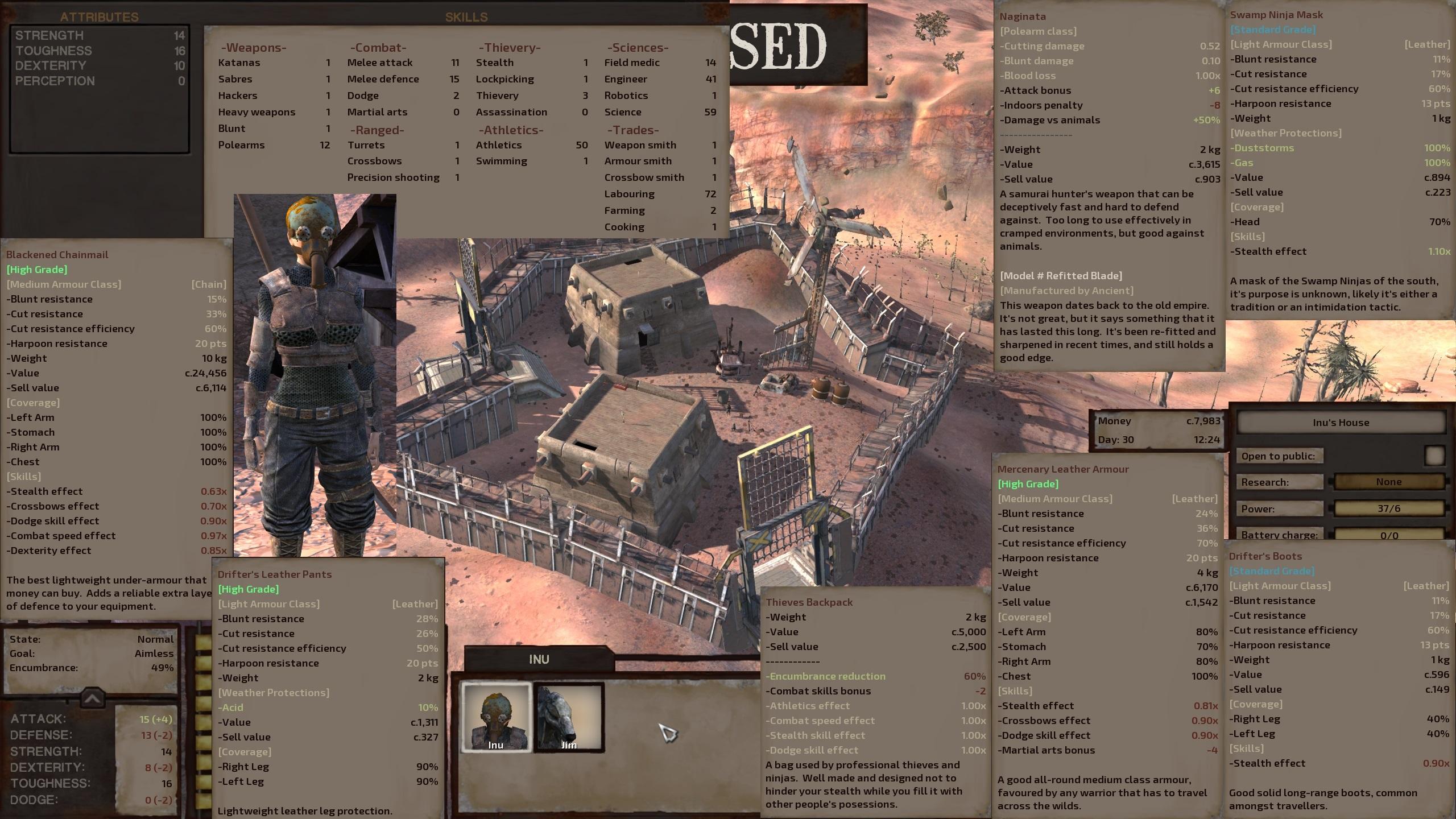 New player's first ingame month r/Kenshi