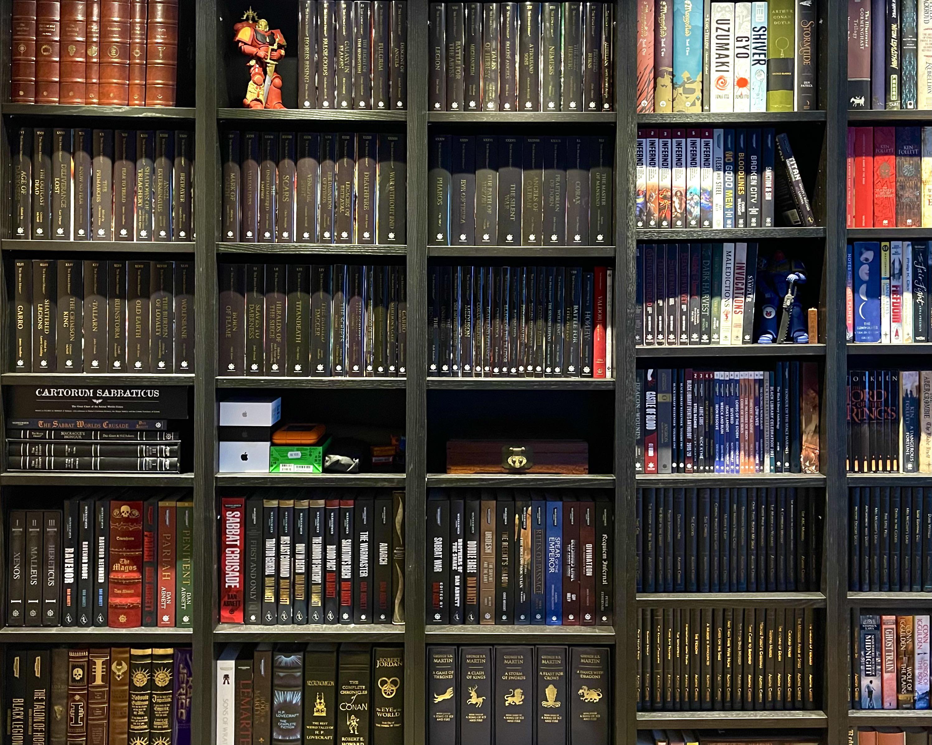 My Black Library Collection r/Warhammer40k