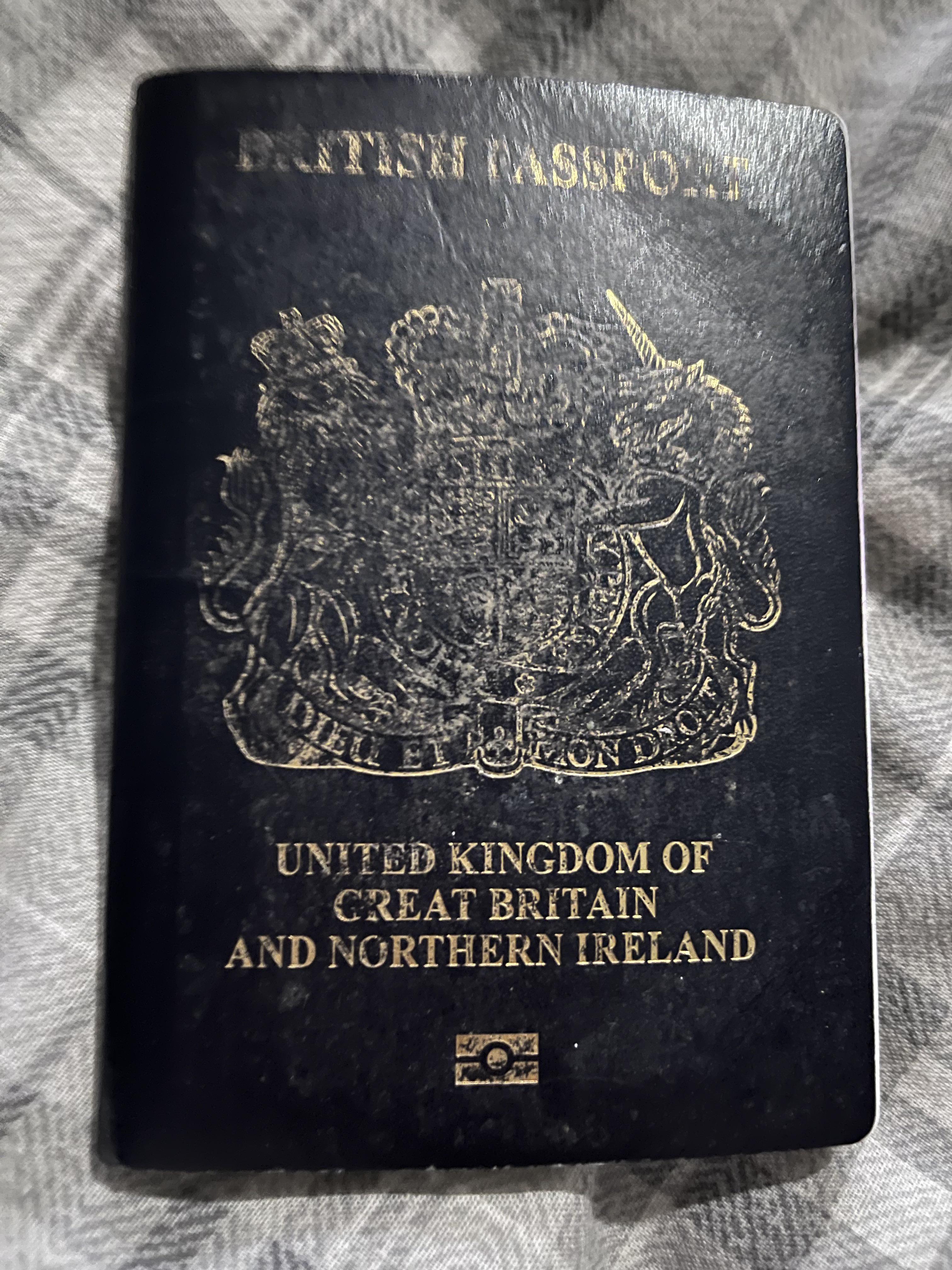 My passport has faded a bit at the front. All the other pages are fine