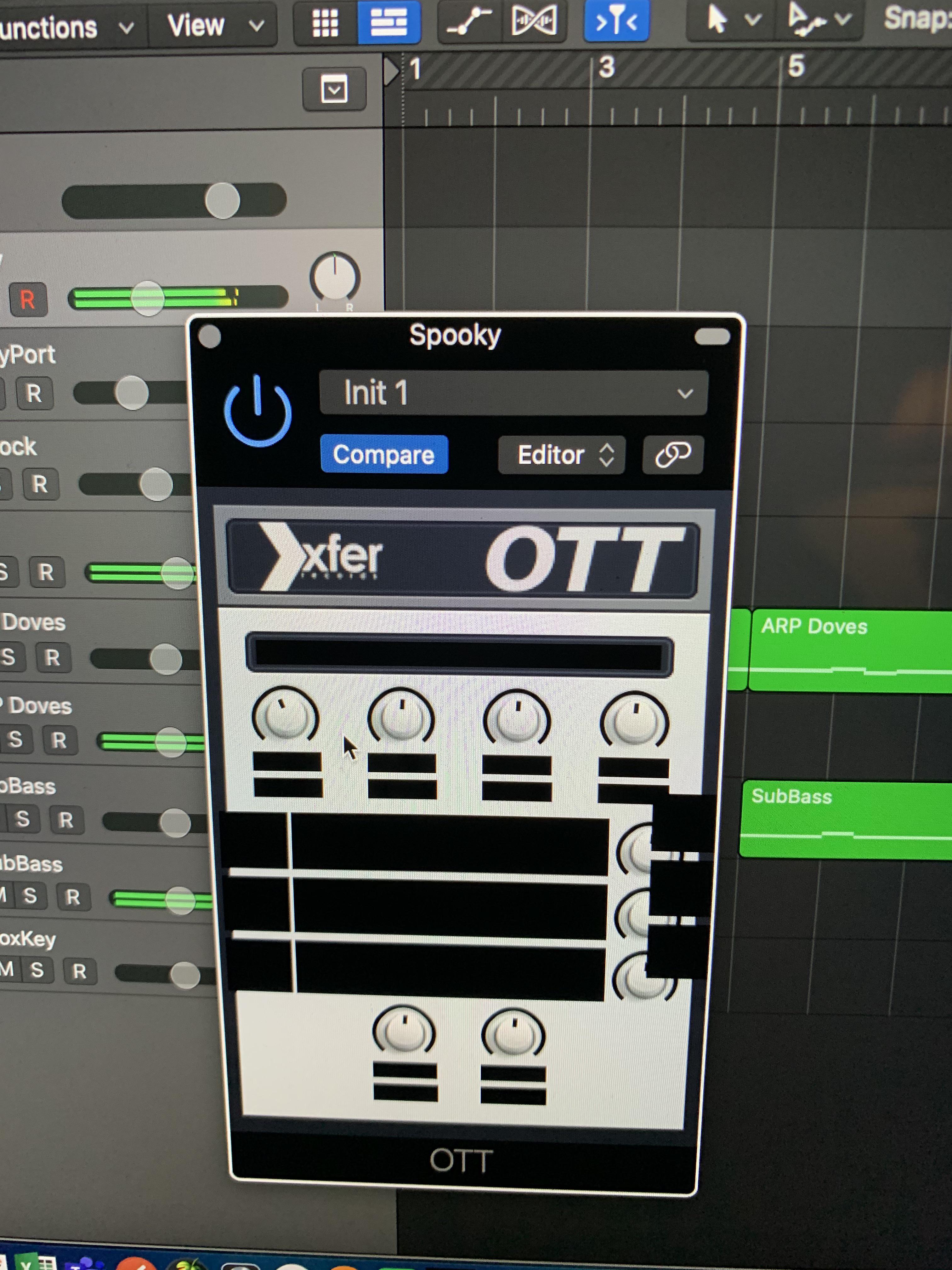 Has anyone experienced this issue with OTT blacking out in Logic post