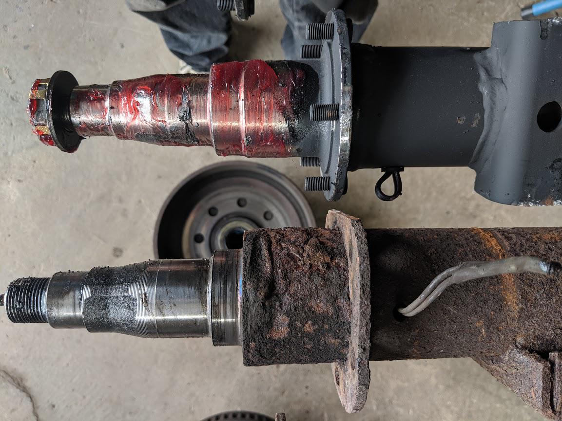 The difference between a cheap AlKO axle and a Good Dexter r/GoRVing