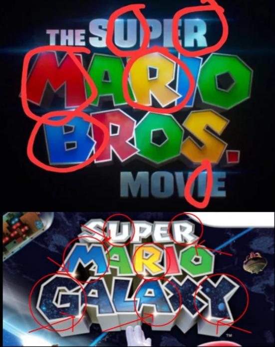 On the 2023 Mario movie, if you count all the sparkling letters you get
