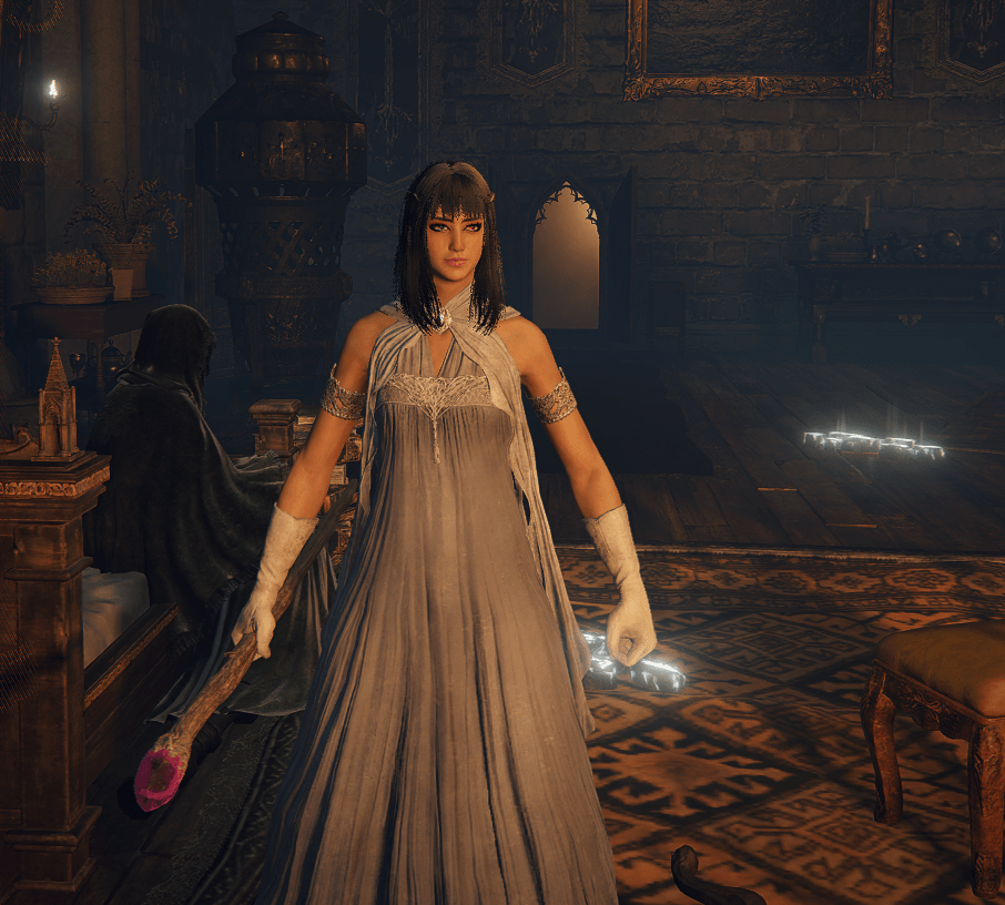 I love the deathbed dress! The character creation in this game is