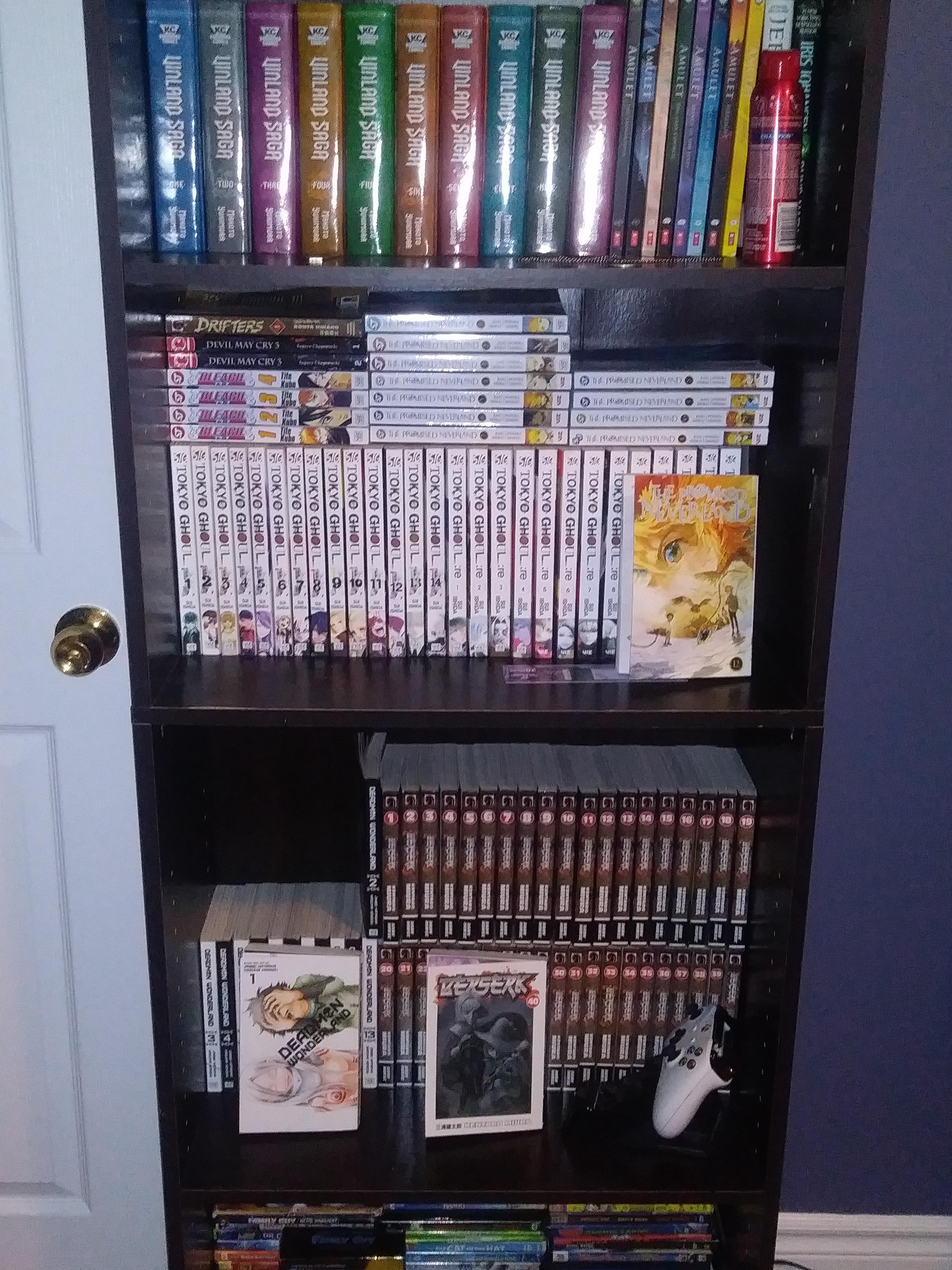I'm new to this sub Reddit, anyways here's a pic of my manga collection