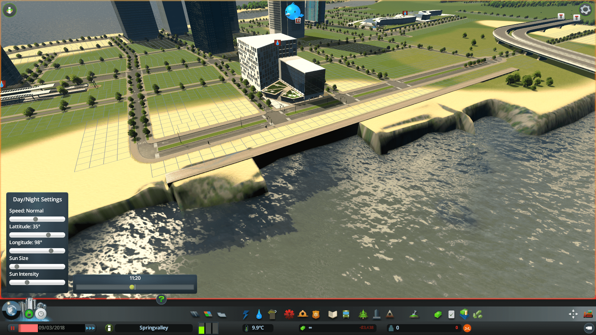 How to landscape around Quays? r/CitiesSkylines