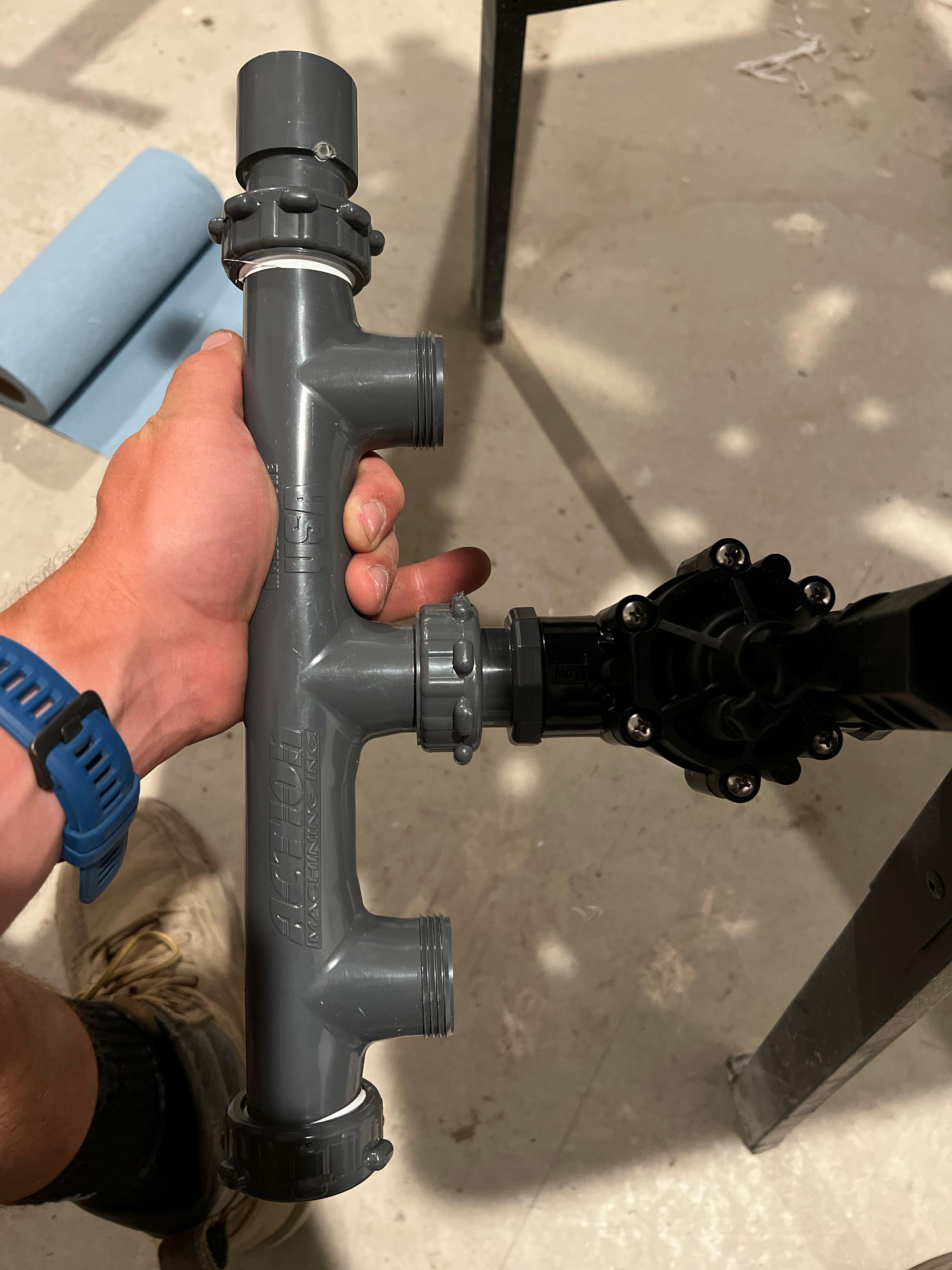 Do people typically Teflon tape Action Manifolds and fittings? r