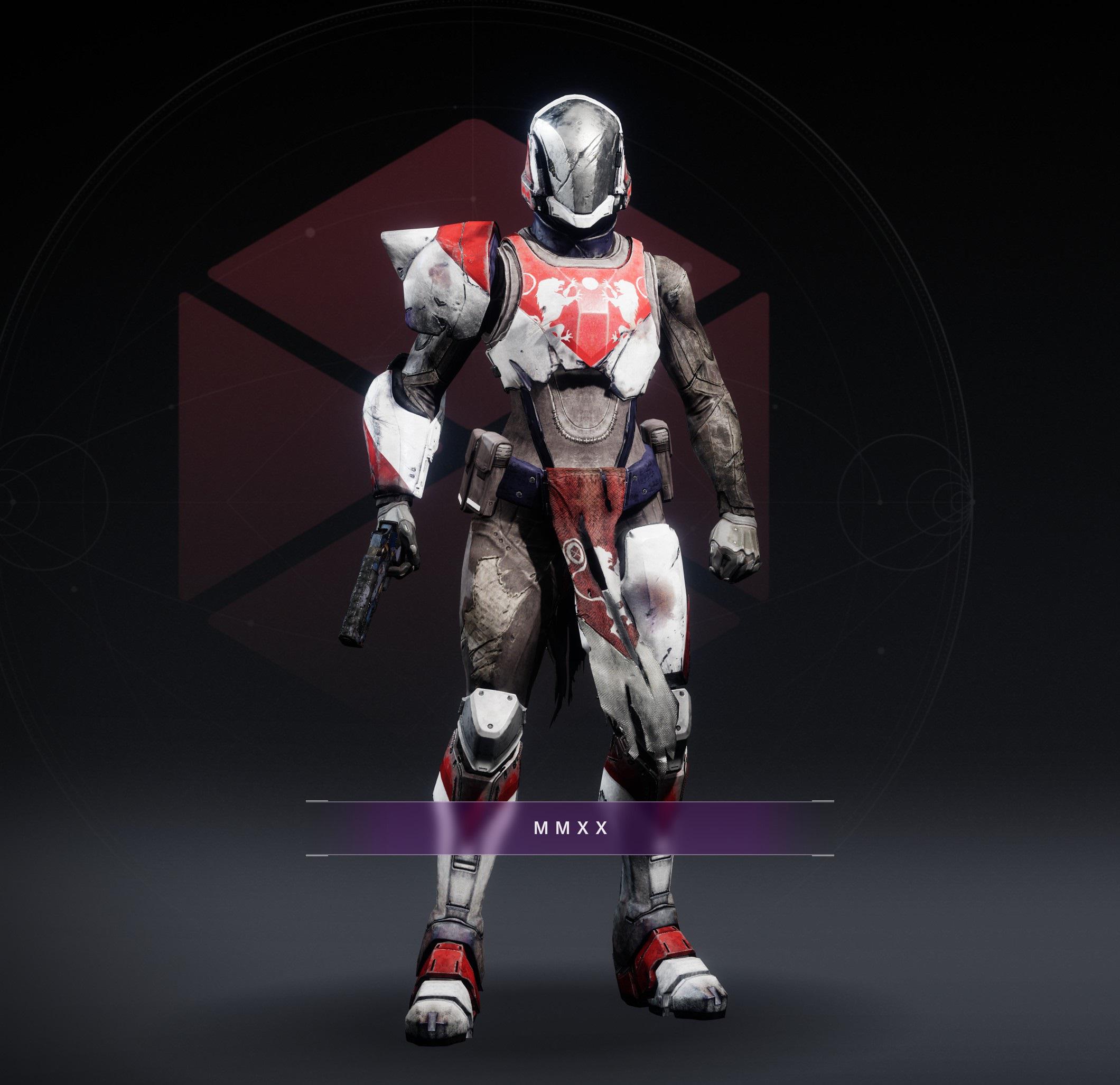 Transmog works on the damaged armor from the Red War campaign!! r