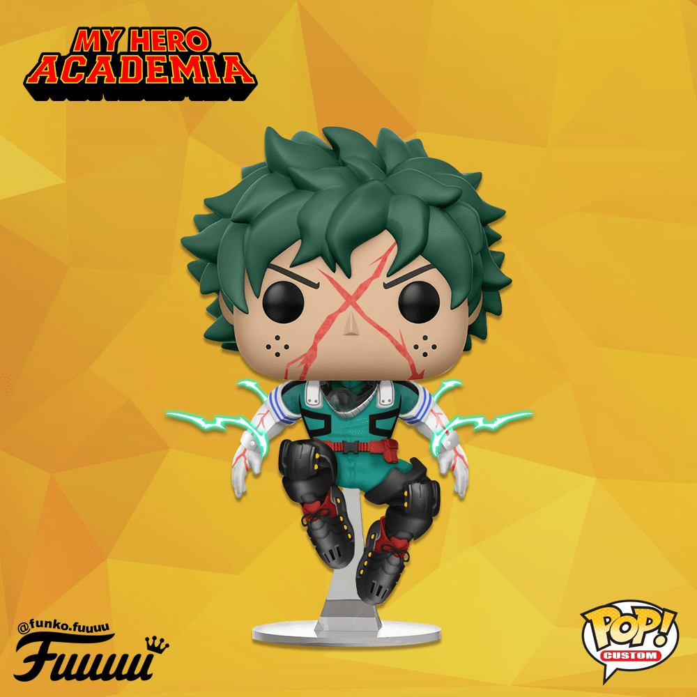 Plus Ultra! Full Cowl Deku Concept Art funkopop