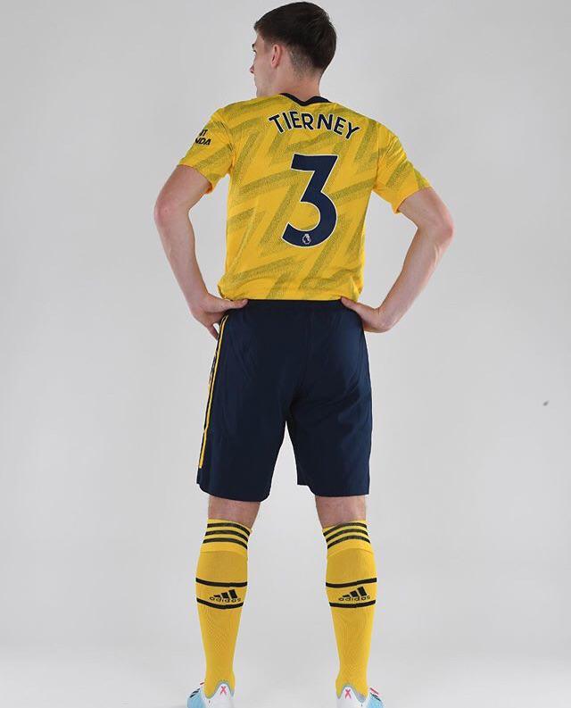 Tierney will wear the number 3 shirt this season🔴 Gunners