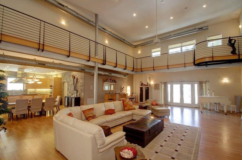 Spacious warehouse converted home, complete with wraparound catwalk