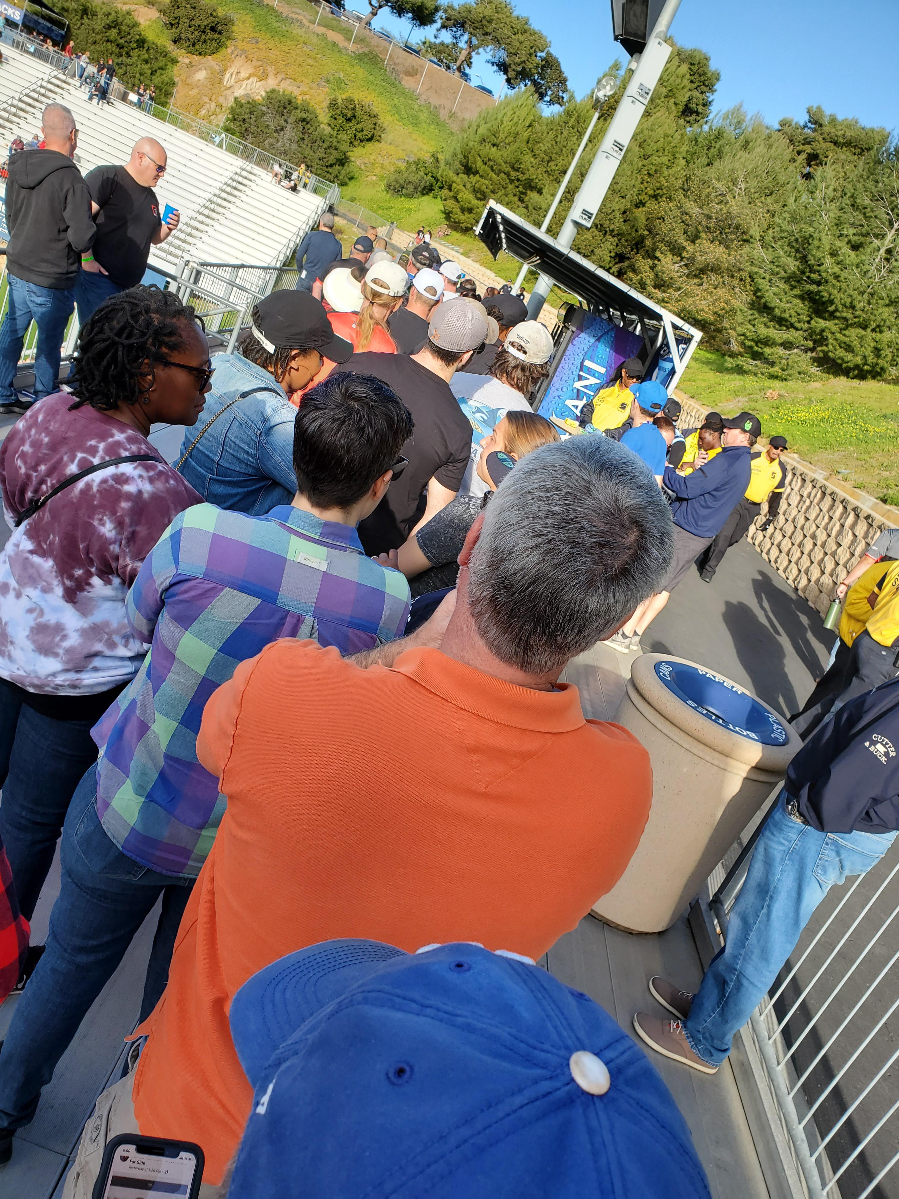 Beer line at half for the legion vs RUNY. Pretty happy there's so many