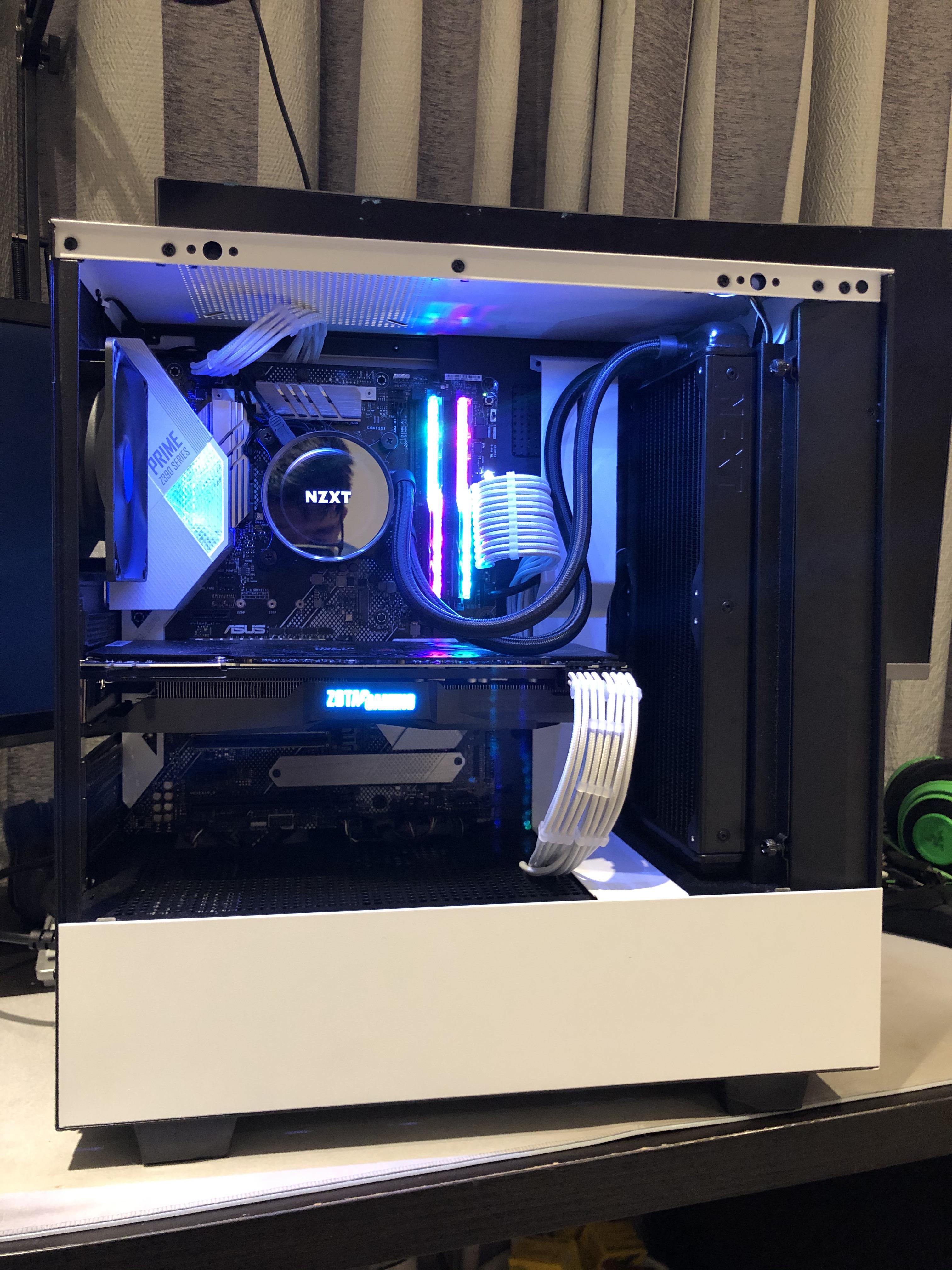 Finally finished my first ever build ) and the nzxt H510 elite was