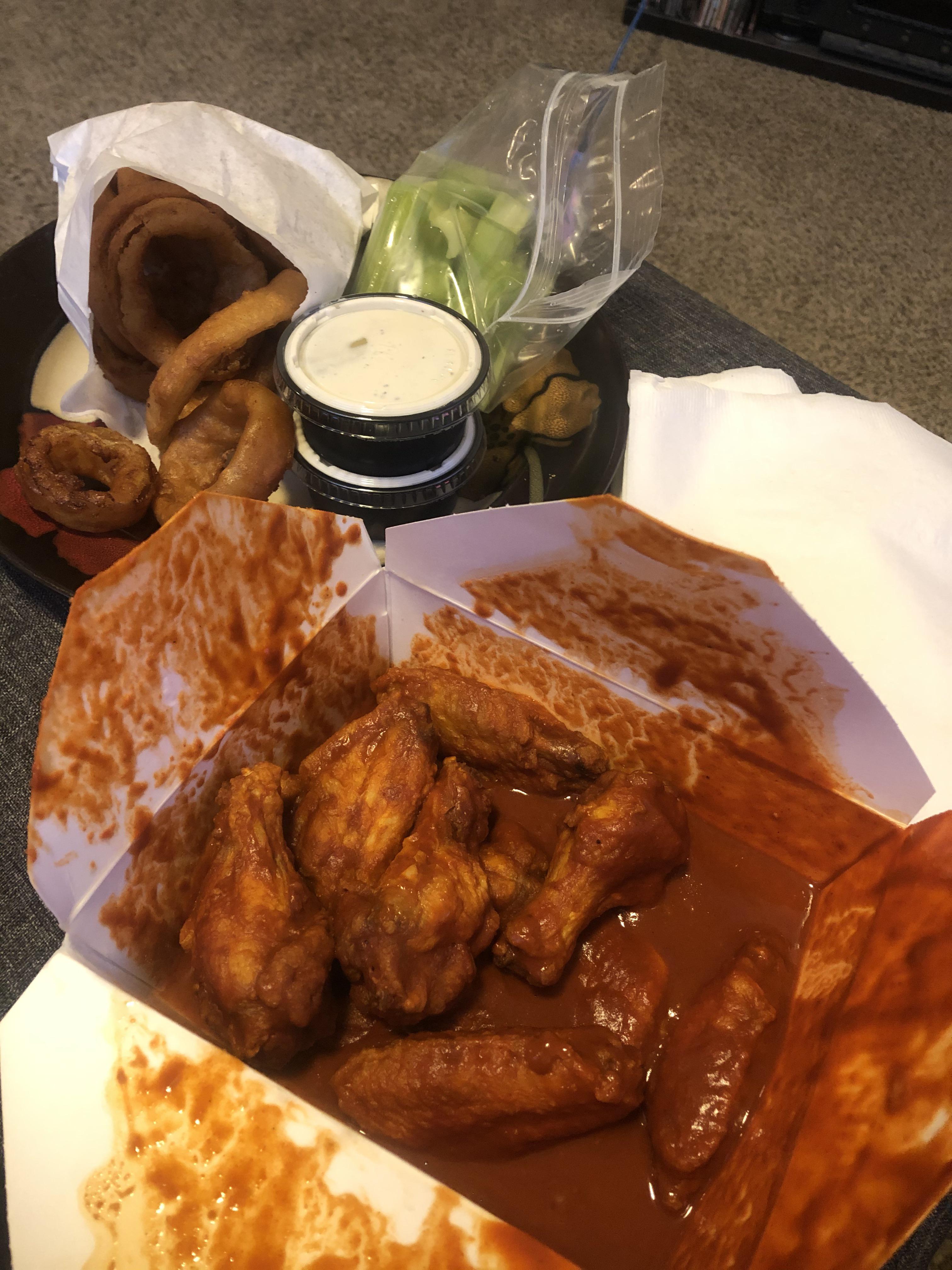 Hottest wings in SLC “11” sauce from Wing Coop (only able to finish 4