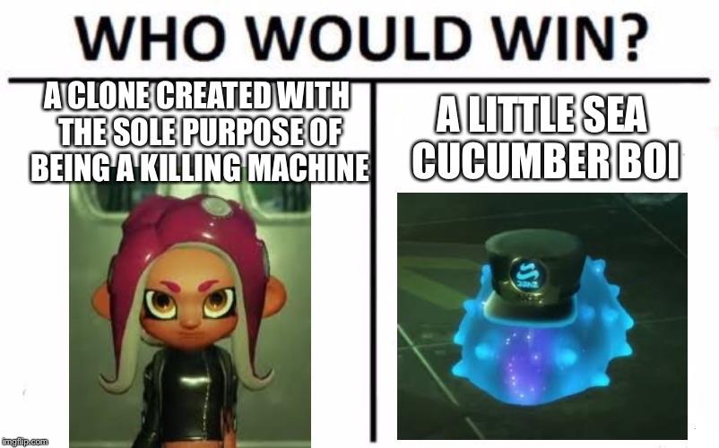 C Q cumber destroyer of the failed splatoon