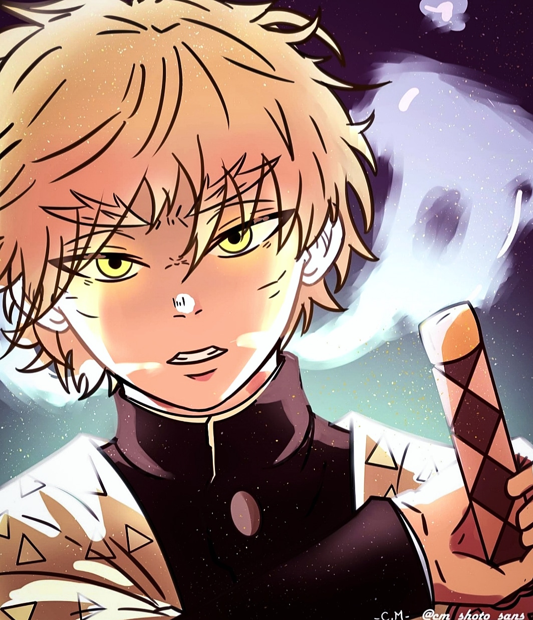 Blade of demon destruction artist (cm_shoto_sans) me, he