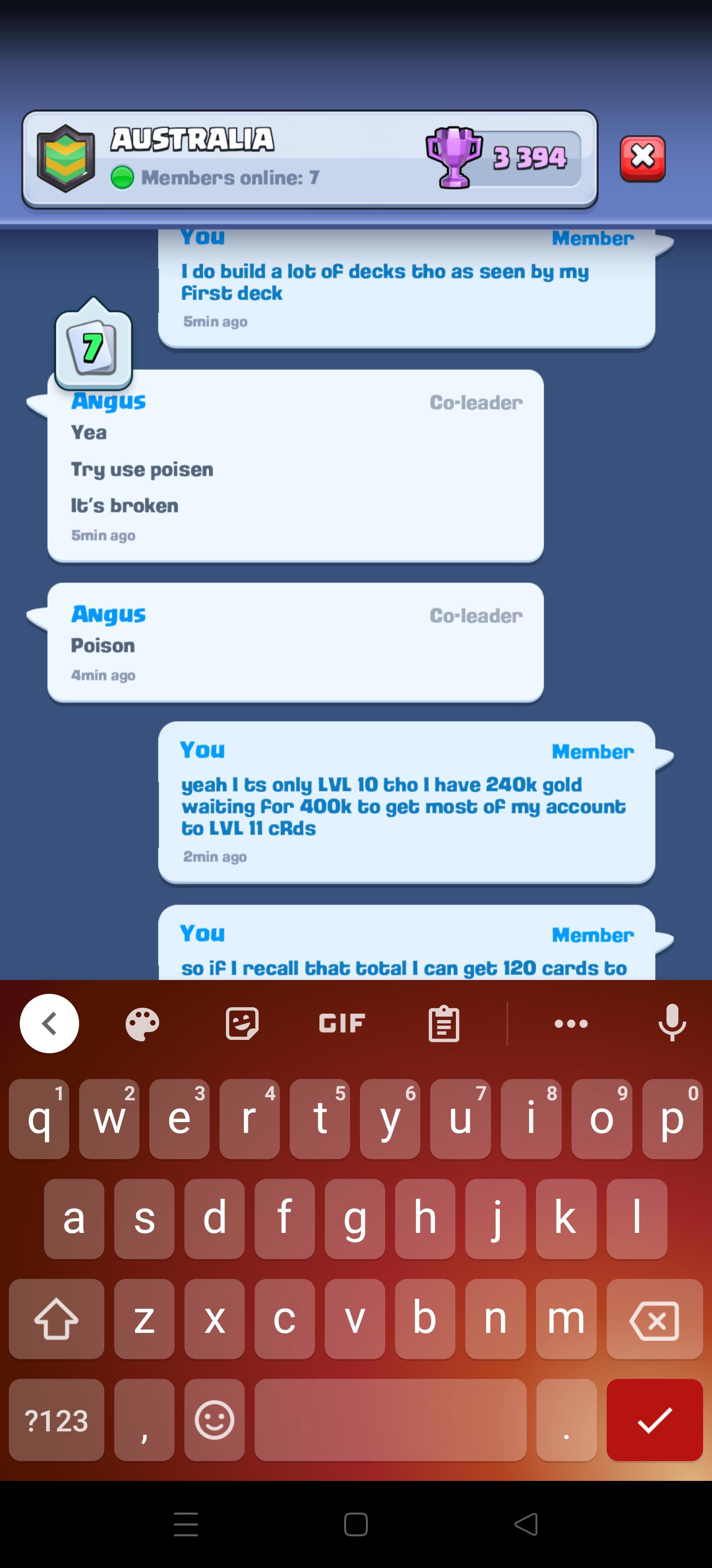 Why can I not see what I am typing? It's so annoying!😡😡 r/ClashRoyale