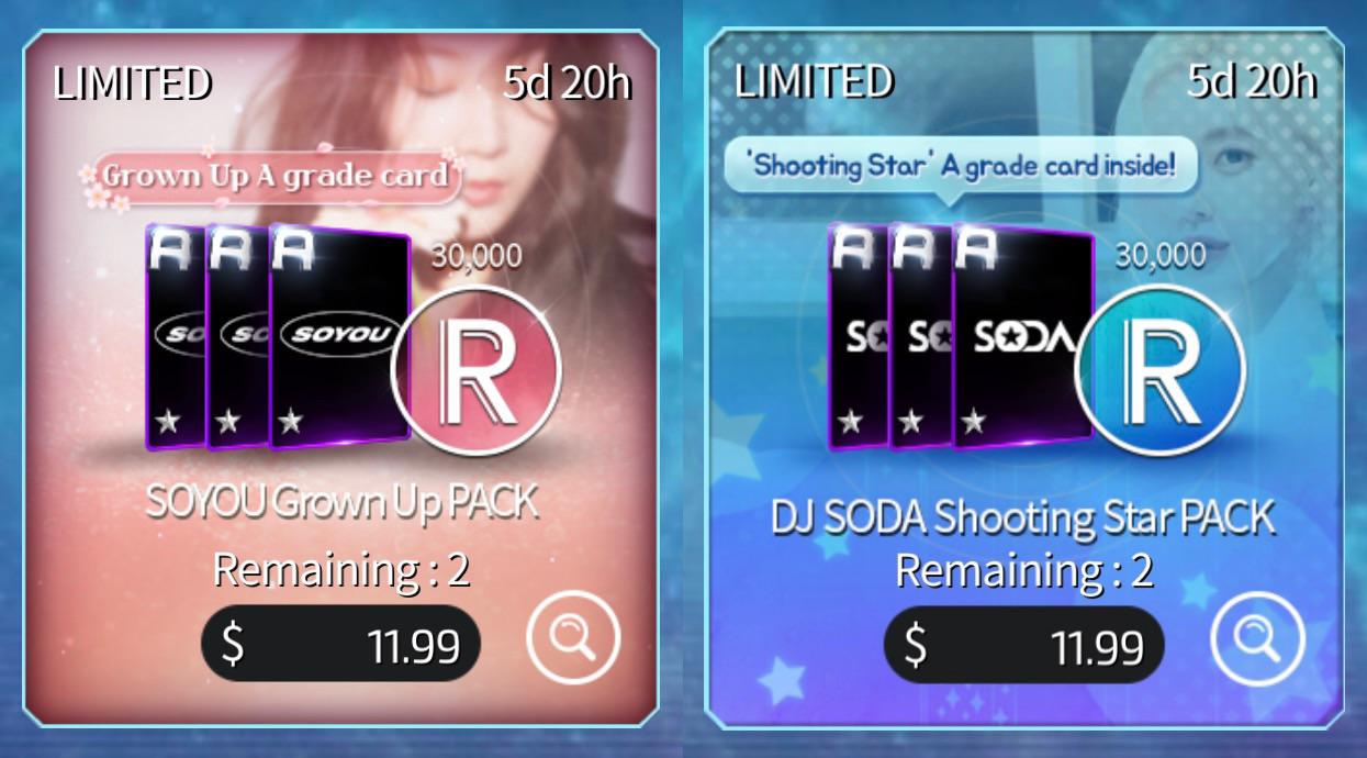 Soyou 'Grown Up' & DJ Soda 'Shooting Star' Packs (3.3 3.9 2PM KST