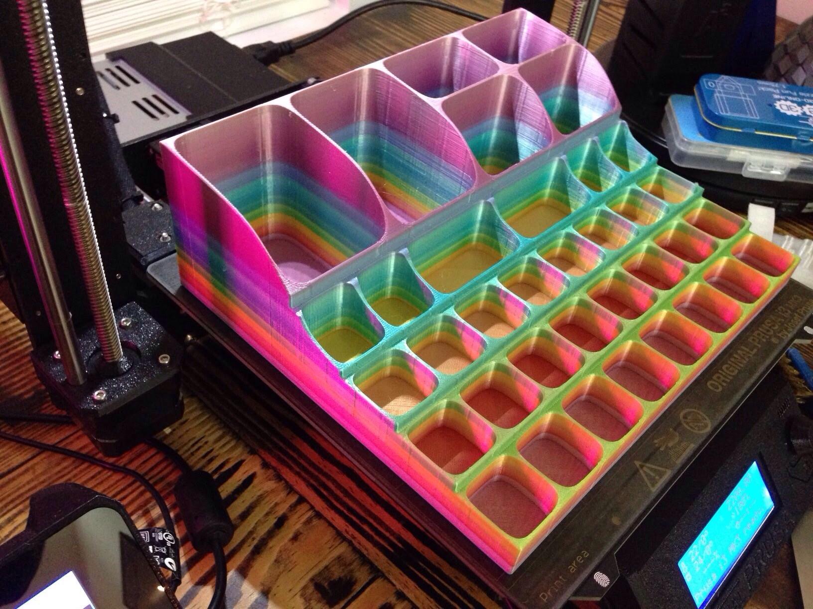 Finger nail polish organizer for the wifey... r/3Dprinting