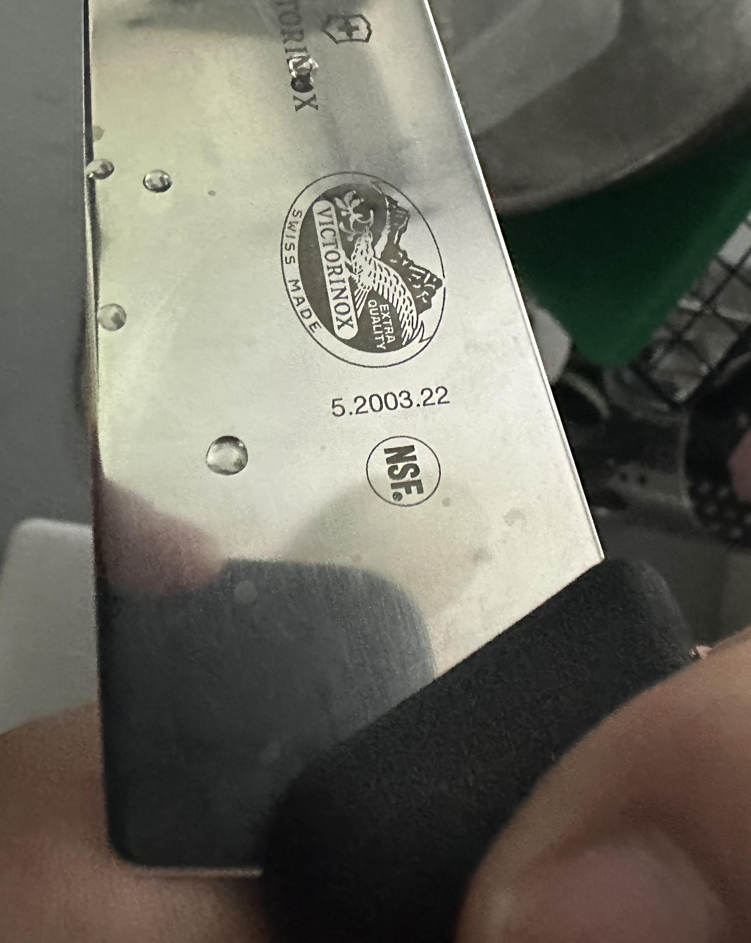 Question about Victorinox Chef’s knife r/TrueChefKnives