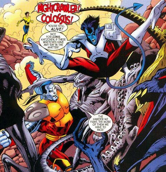 A daily XMen panel in chronological order. This one from XMen Black