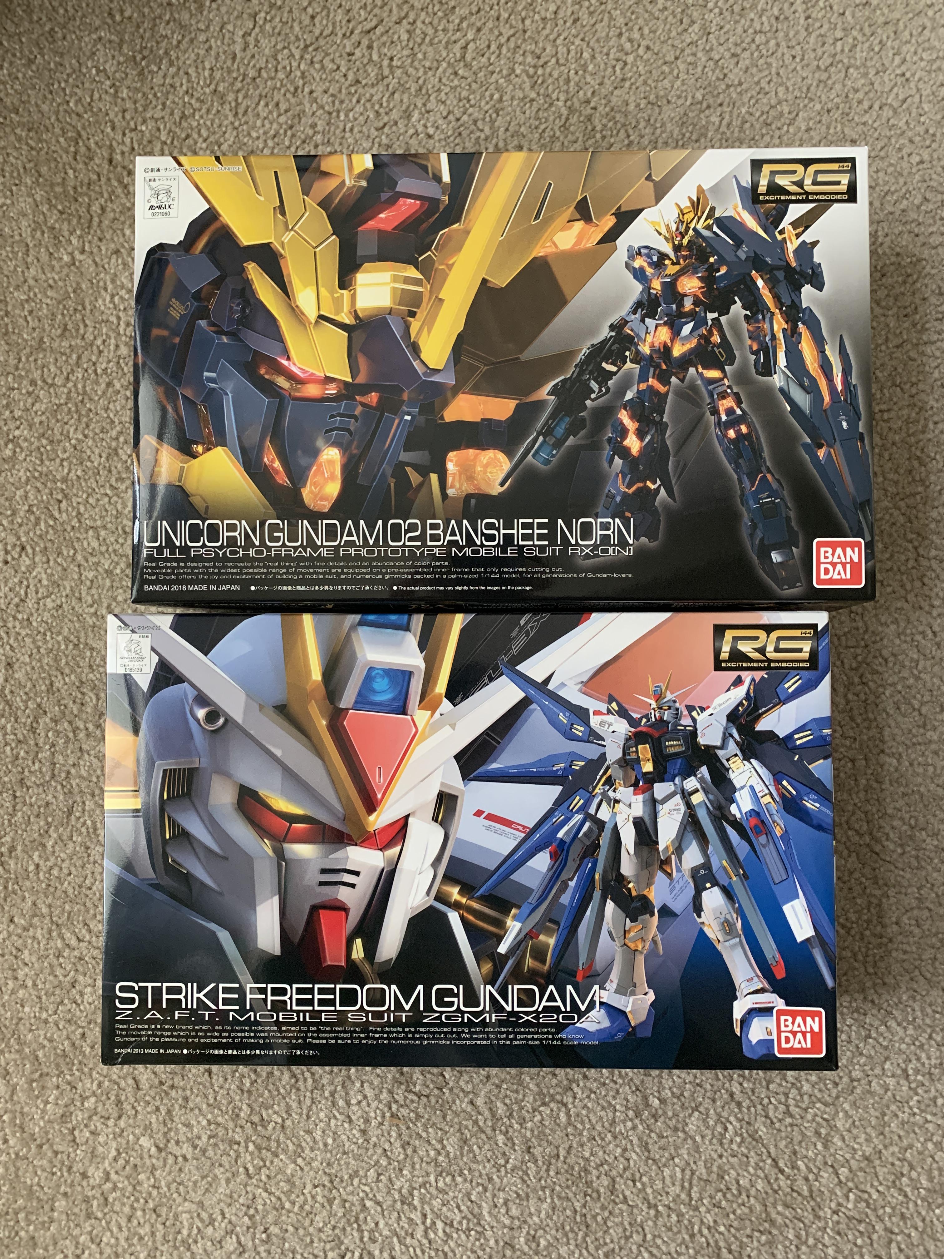 I’m so grateful for my first two gunpla kits! I’m going to try to get
