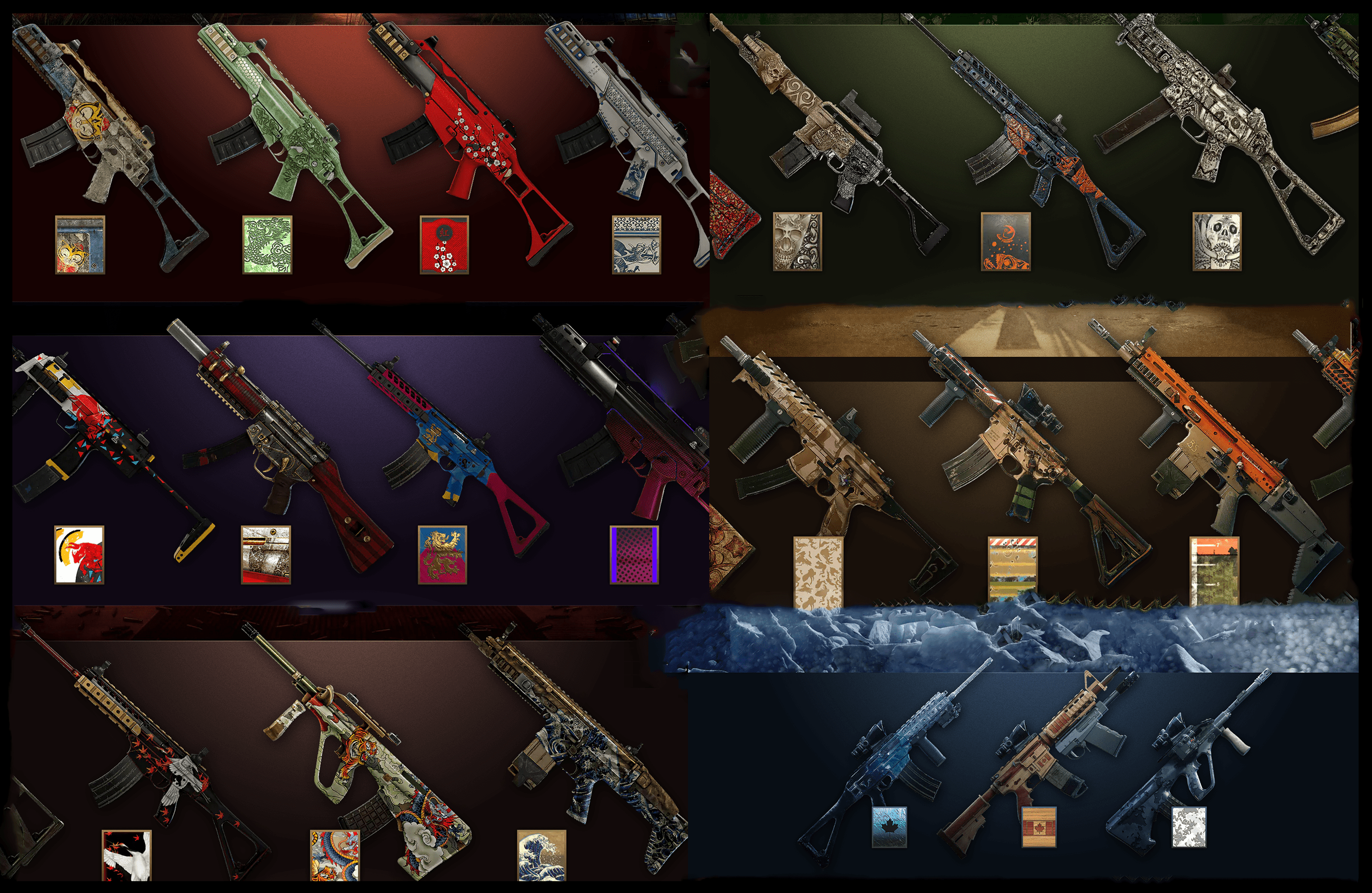 Rainbow 6 All Season weapon skins r/Rainbow6