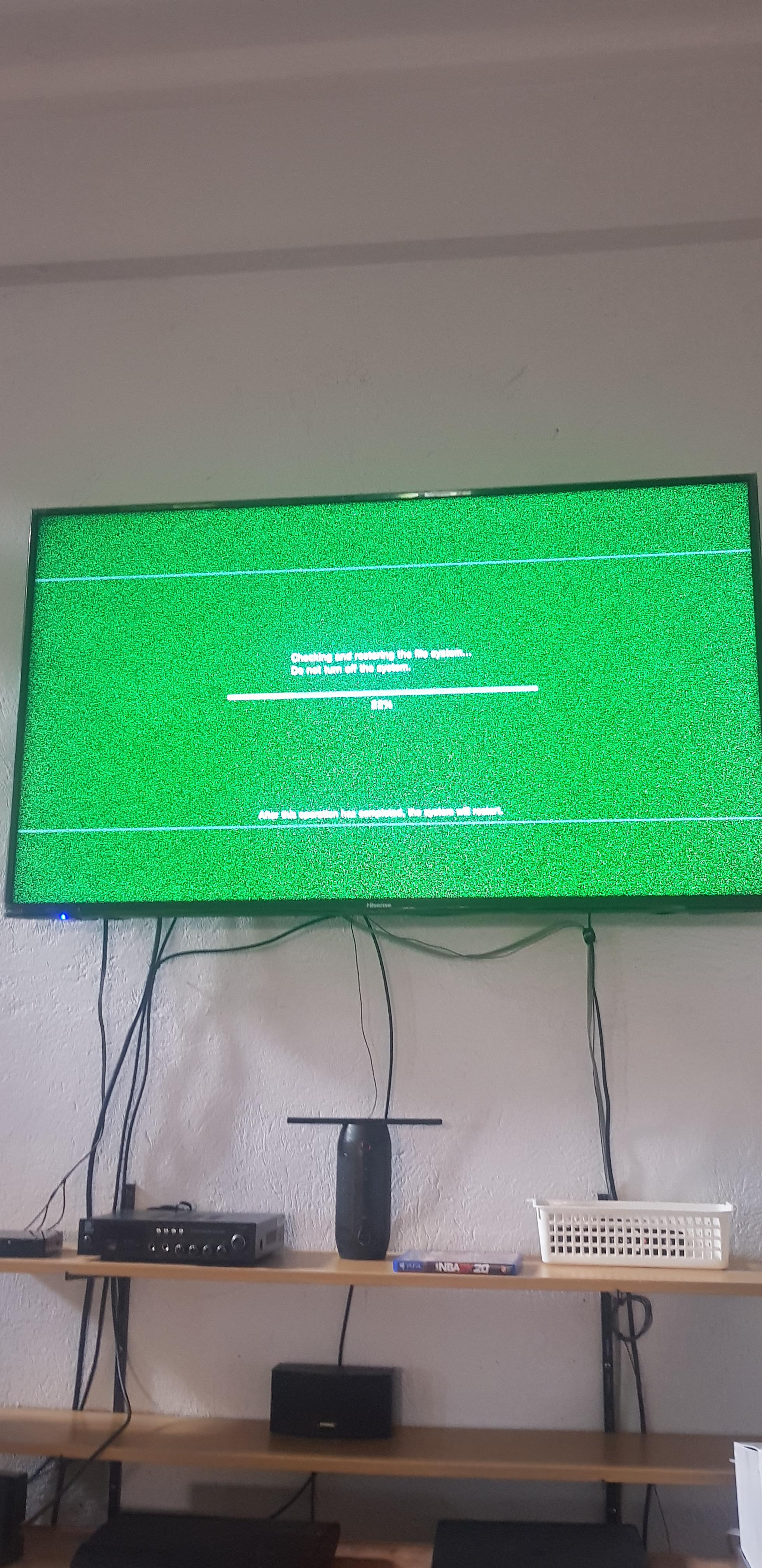 Hello everyone what's causing this static? Is it from the HDMI or