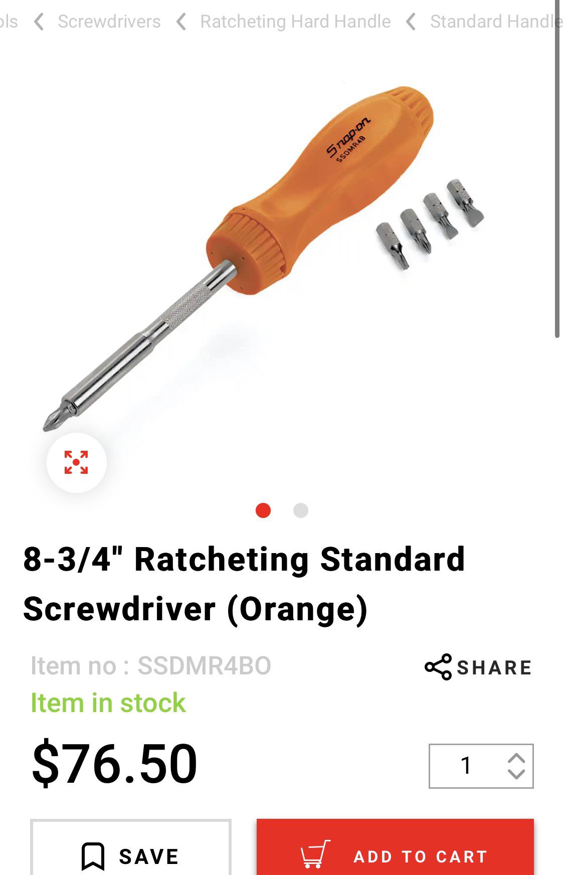 Why buy the LTT screwdriver when you can buy the OG Linus Snap On screwdriver for pretty much