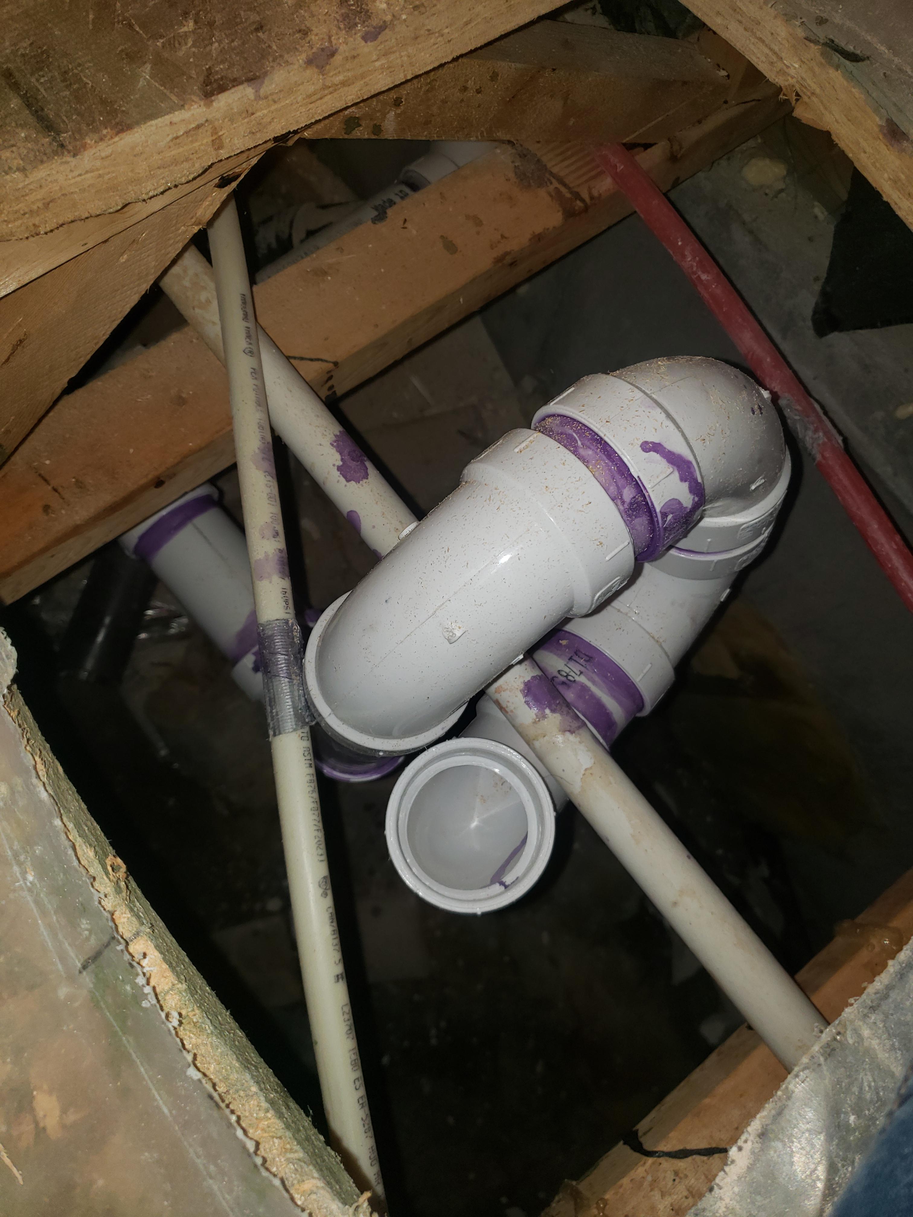 Coworker just installed this "p trap" under a shower and we're arguing