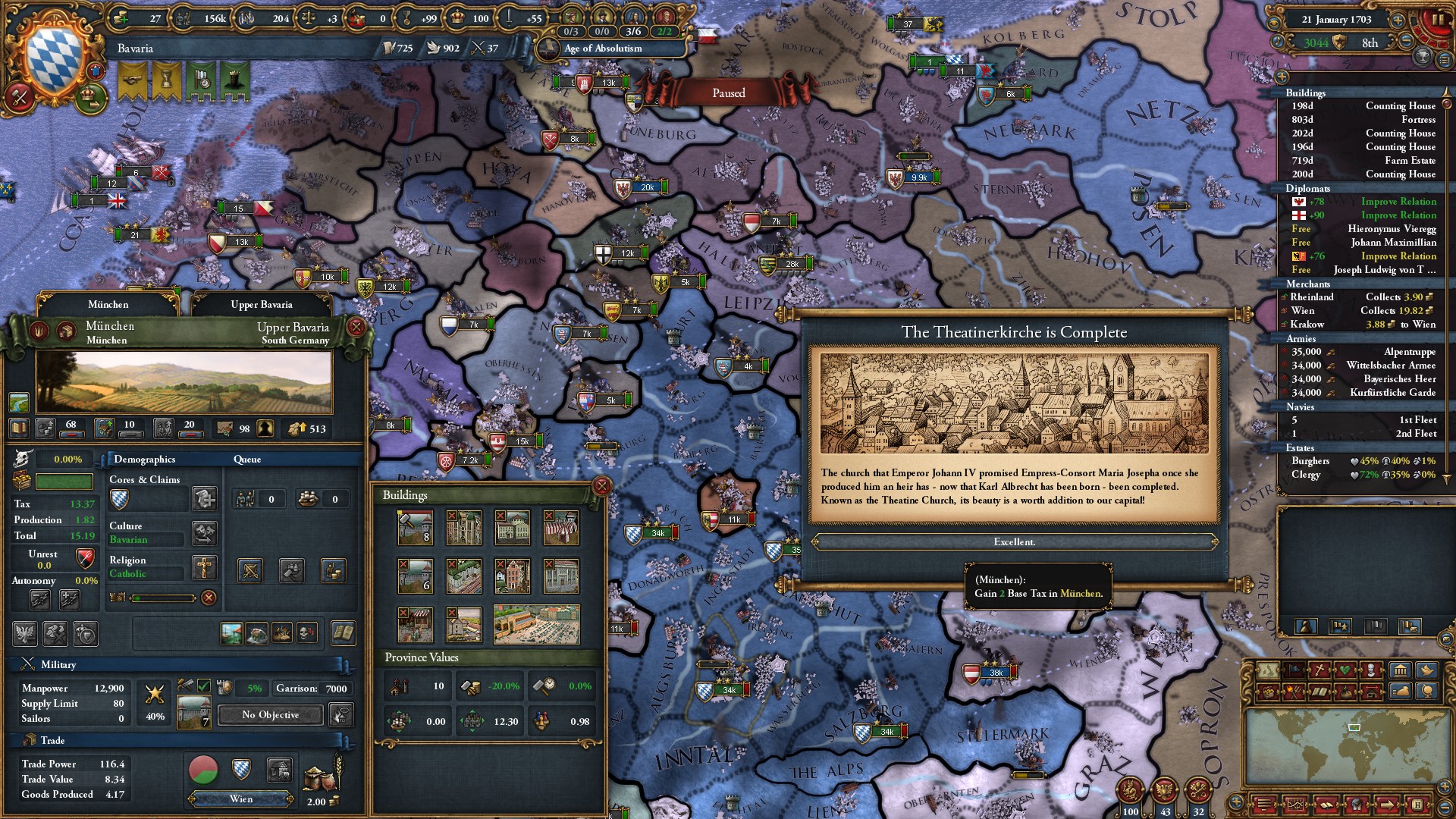 EU4 pictured the tactical genius of the AI Europa Universalis IV
