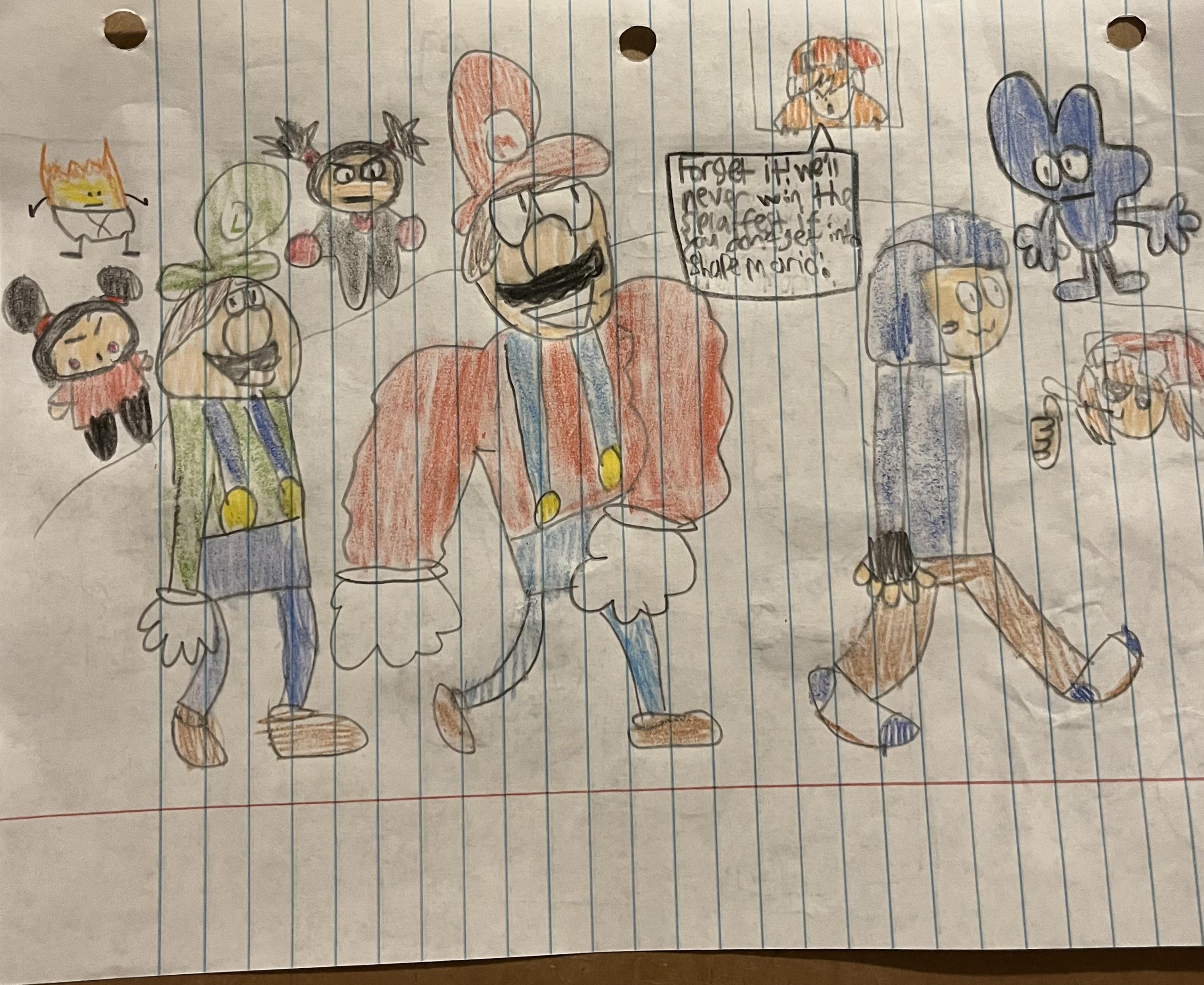 The TRUE ending. (Why am I bad at drawing Tari correctly?) r/SMG4