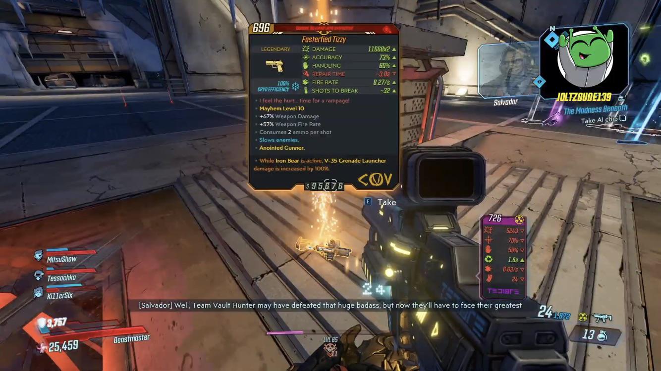 New Arms Race Weapon r/borderlands3